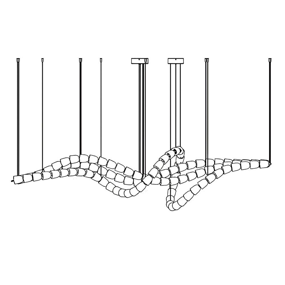 Nexus Chrome Crystal Chandelier