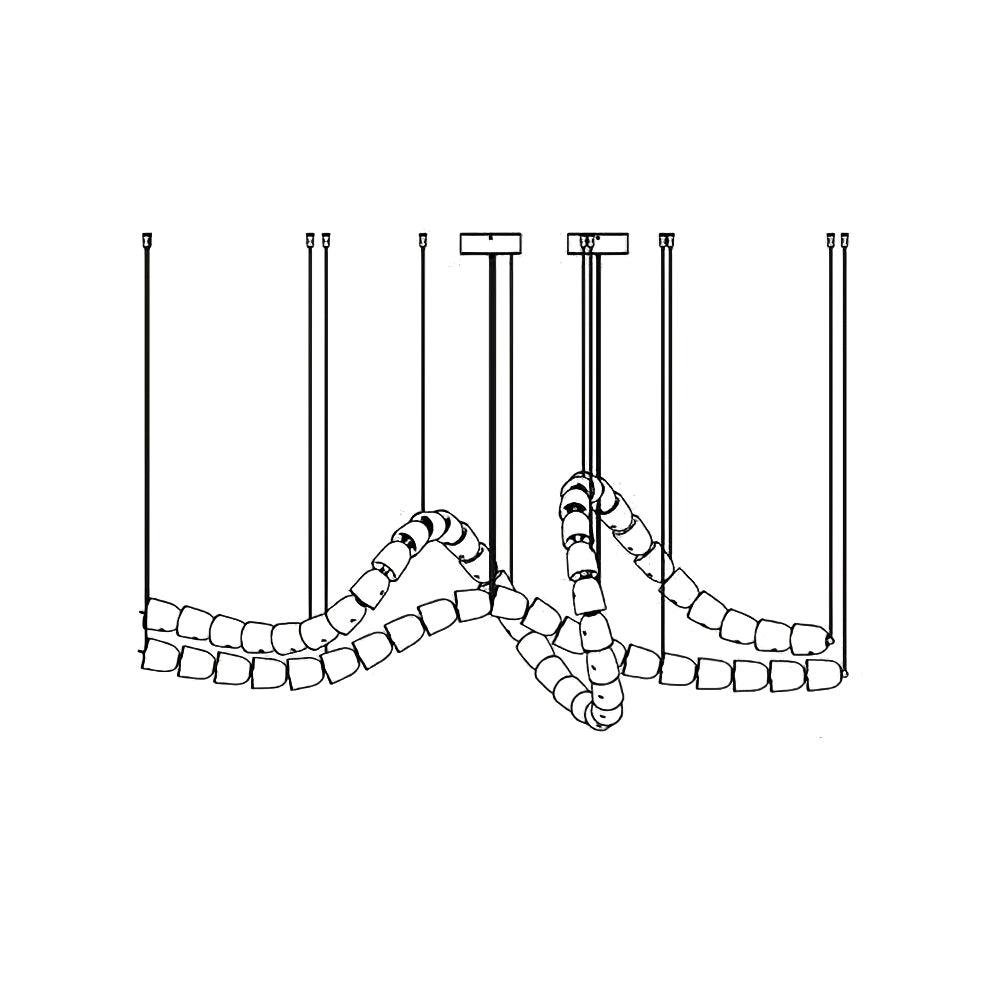 Nexus Chrome Crystal Chandelier