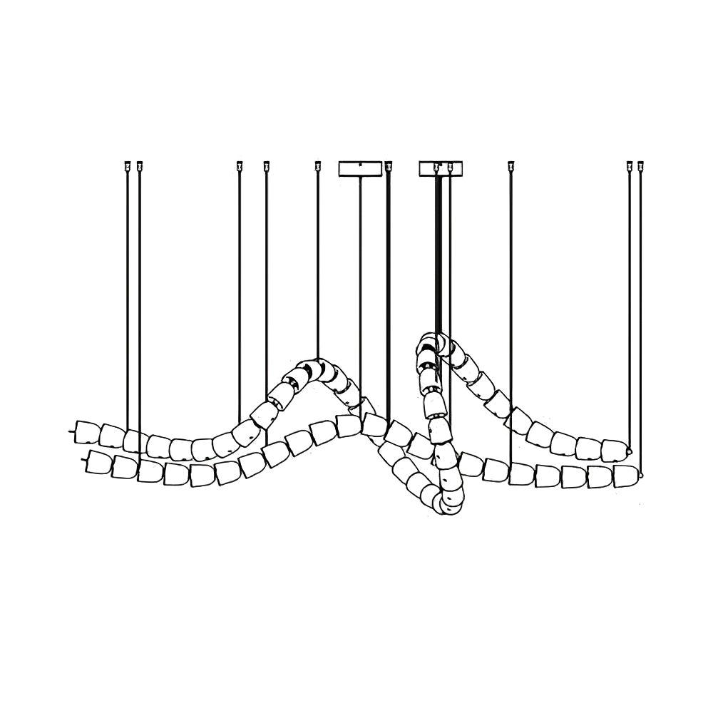 Nexus Chrome Crystal Chandelier
