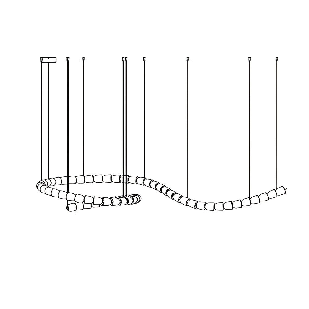 Nexus Chrome Crystal Chandelier