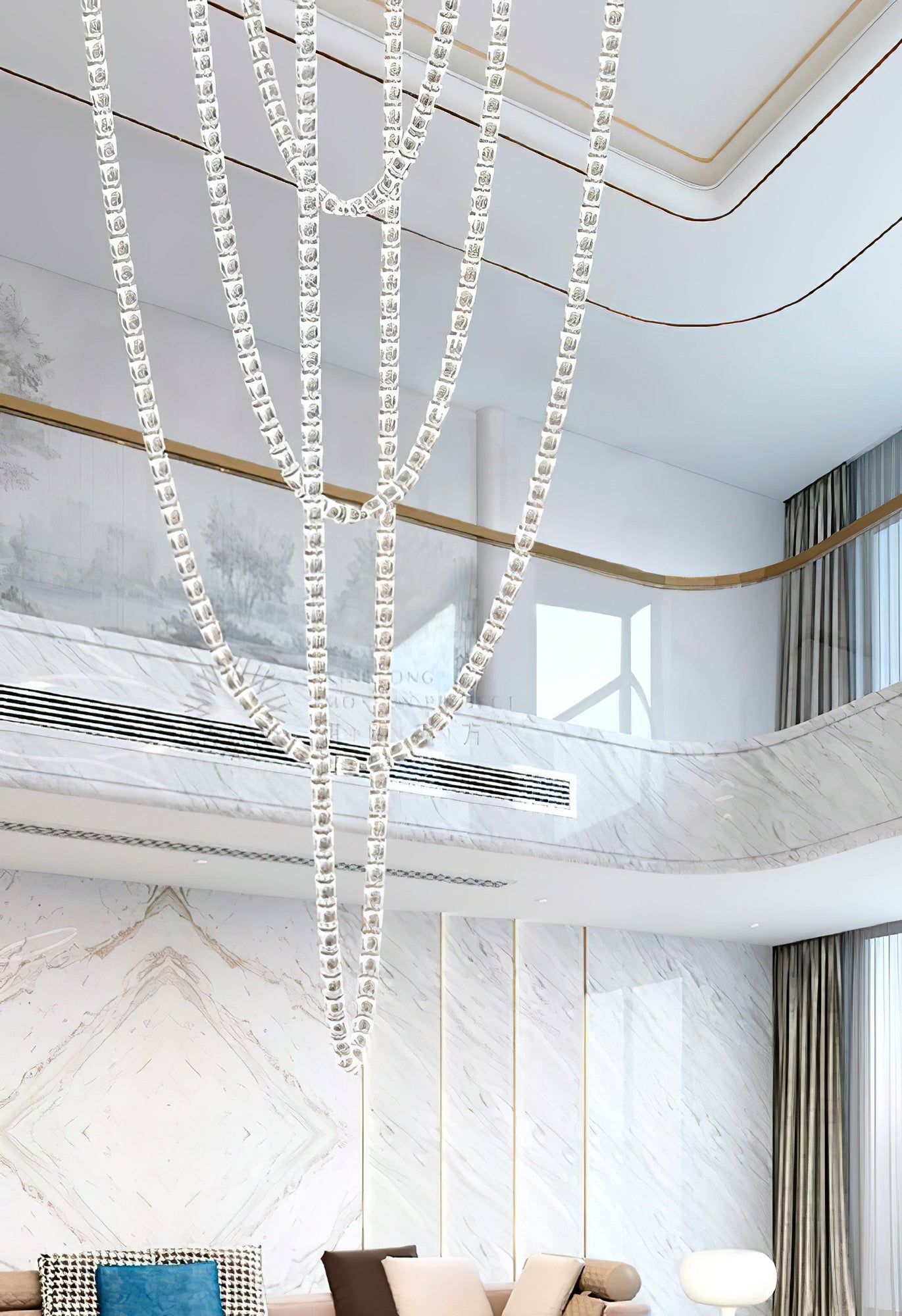 Nexus Chrome Crystal Chandelier