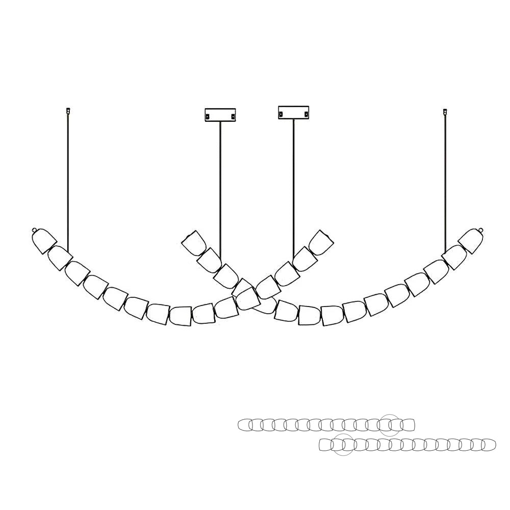 Nexus Chrome Crystal Chandelier