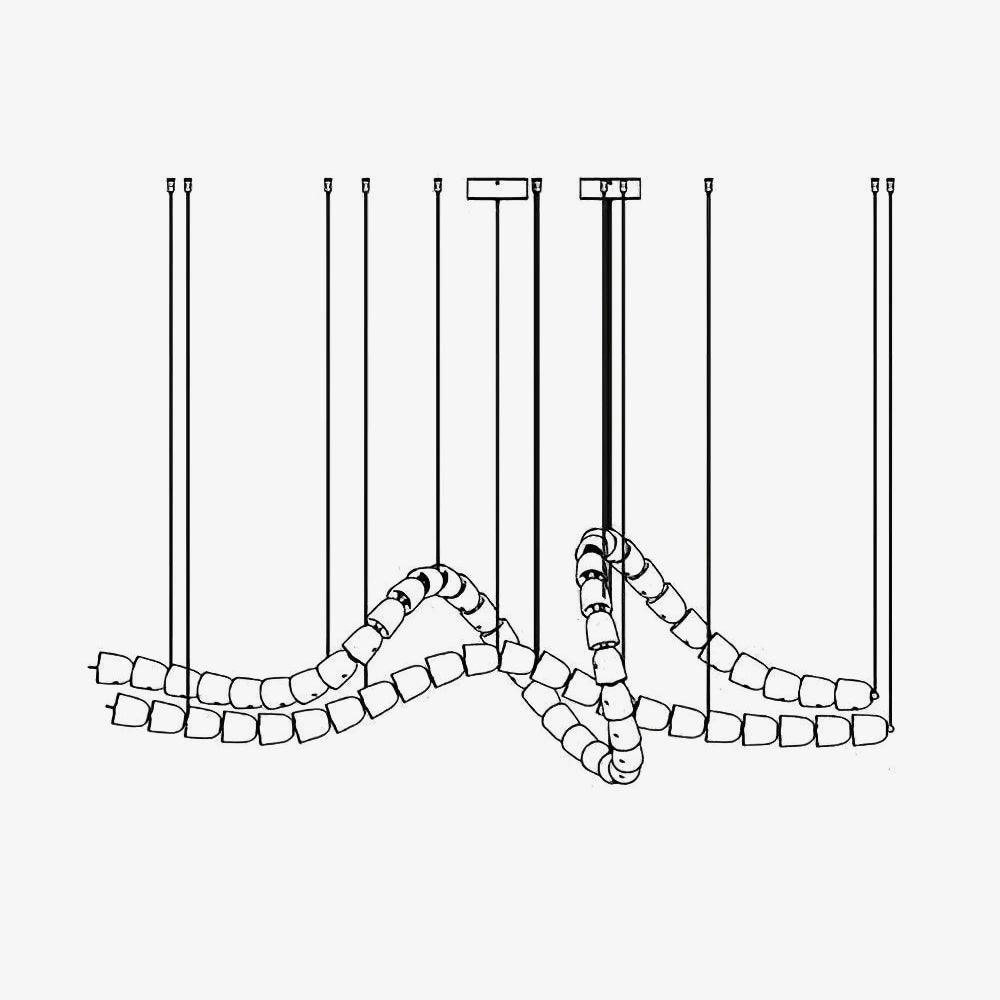 Zevenila Modern Acrylic Chandelier