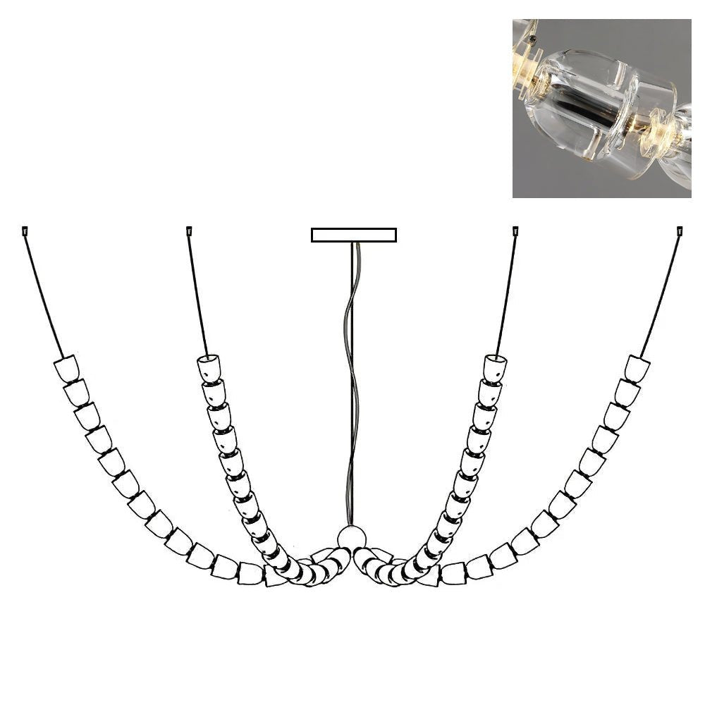 Vivaryra Modern LED Chandelier