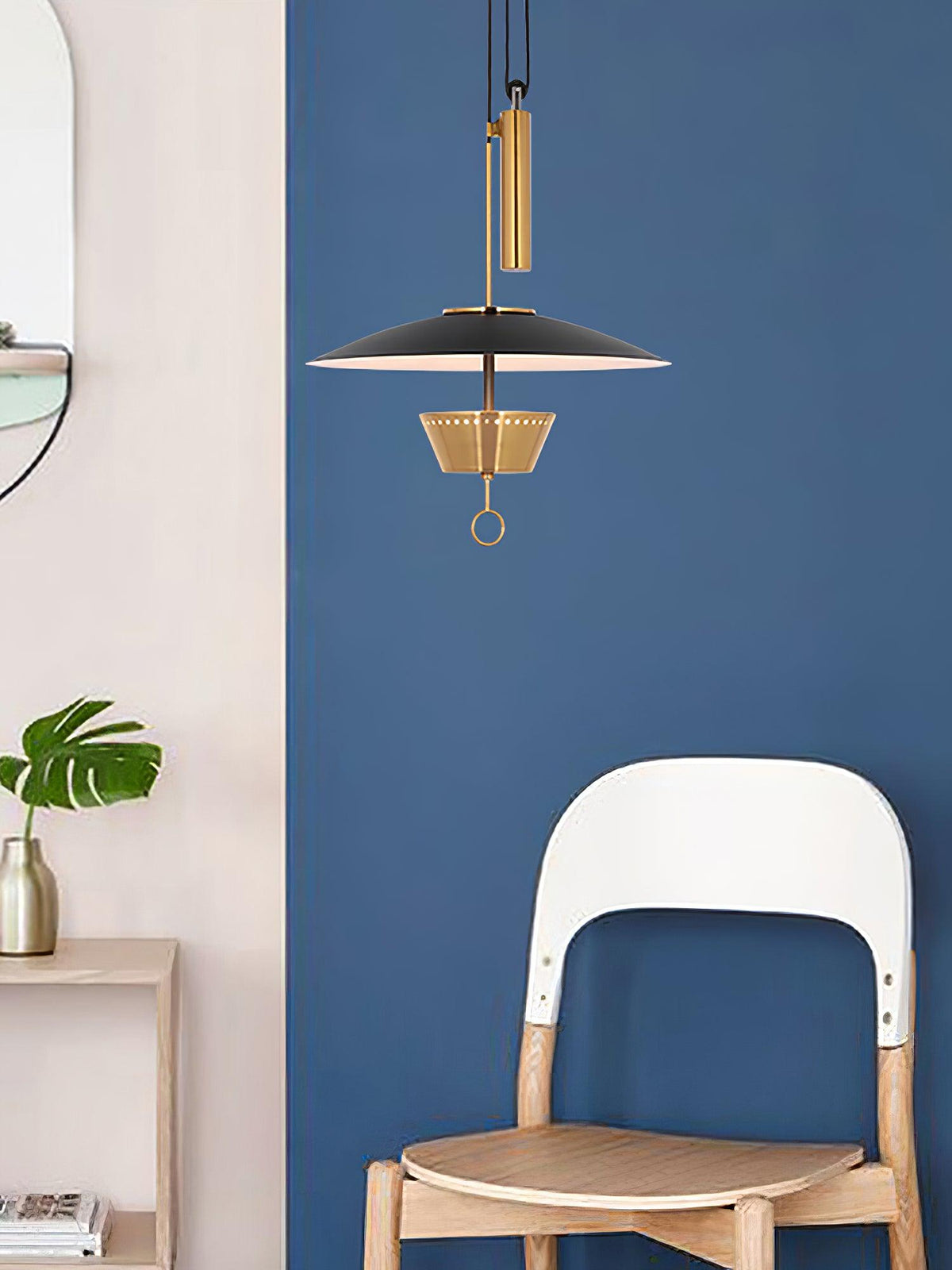 Oriuissa Chandelier Retro Brass