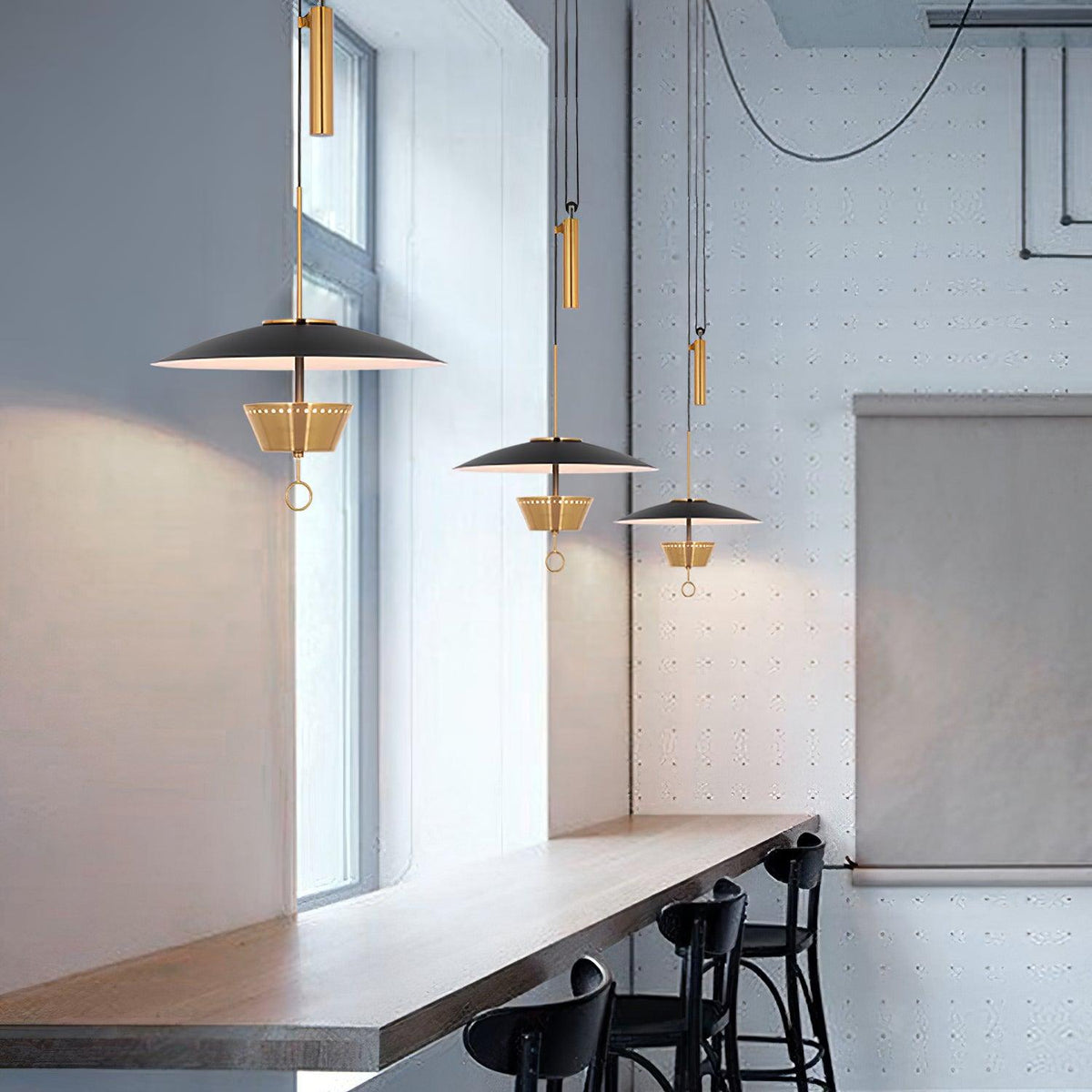 Oriuissa Chandelier Retro Brass
