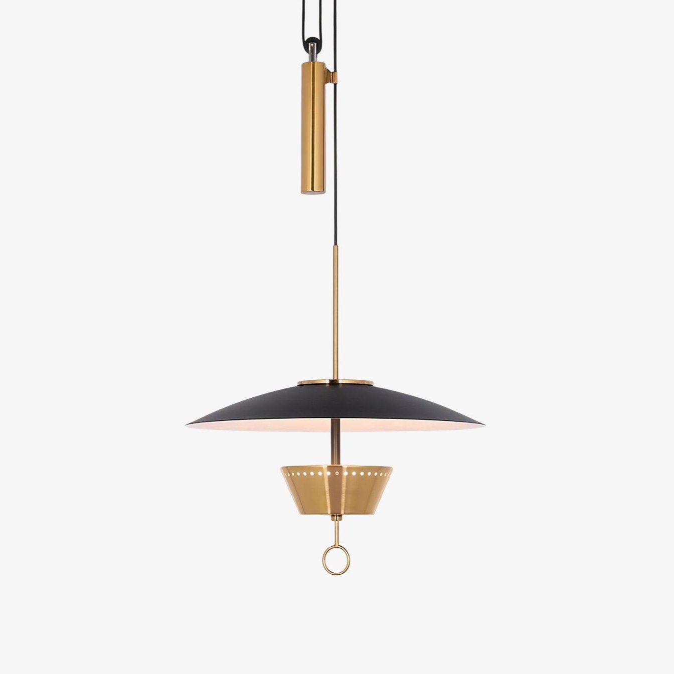 Oriuissa Chandelier Retro Brass