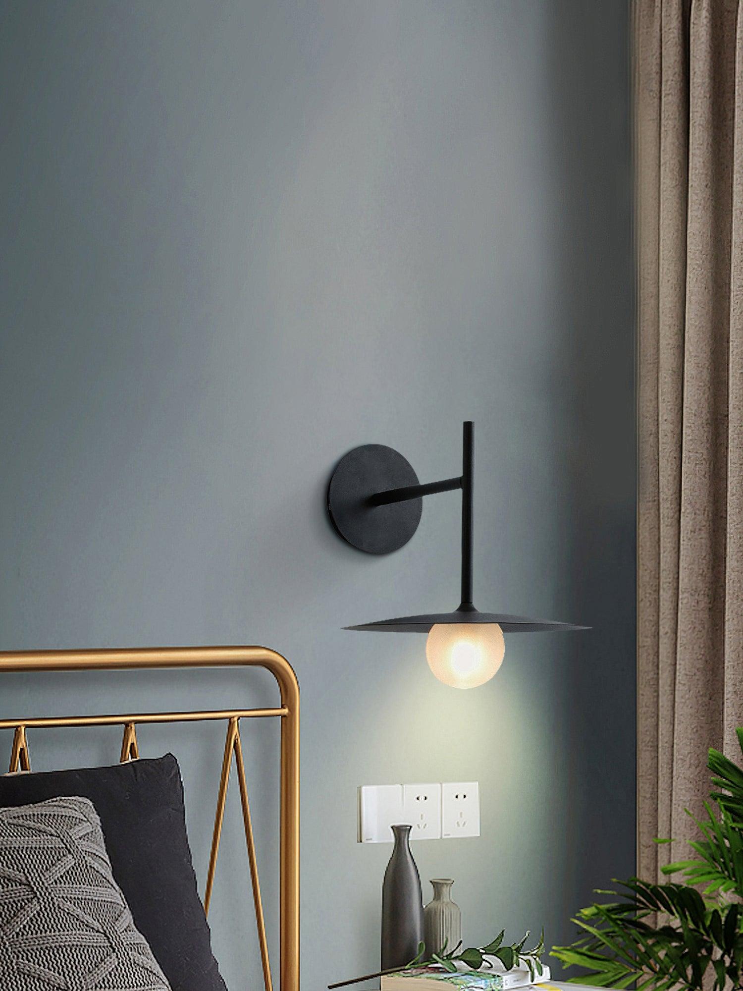 Orsilus Vintage Industrial Plug-In Wall Lamp