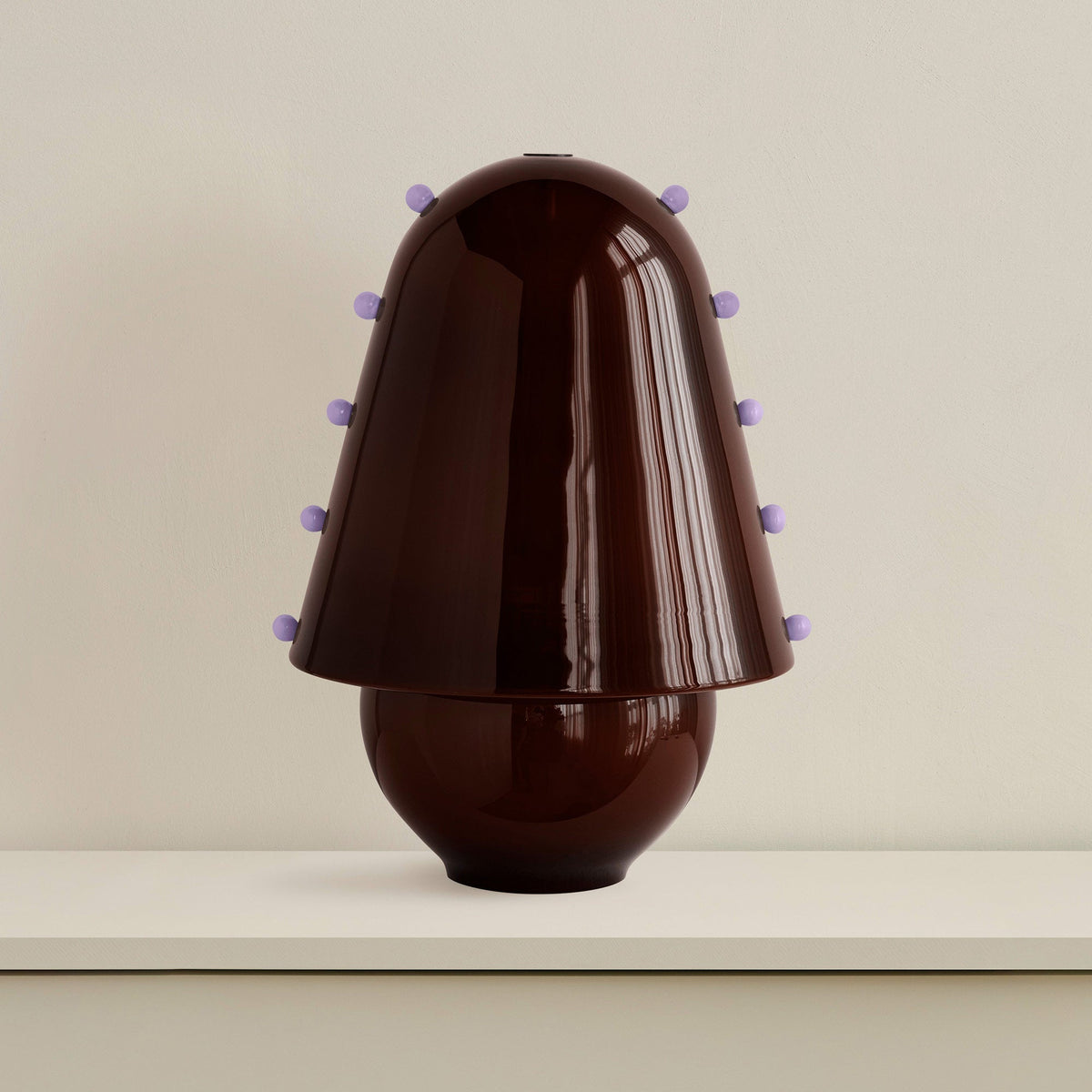 Enzo Contemporary Glass Table Lamp