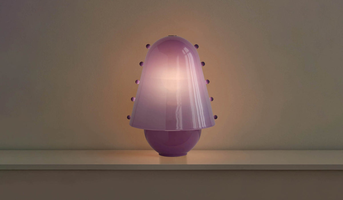 Enzo Contemporary Glass Table Lamp