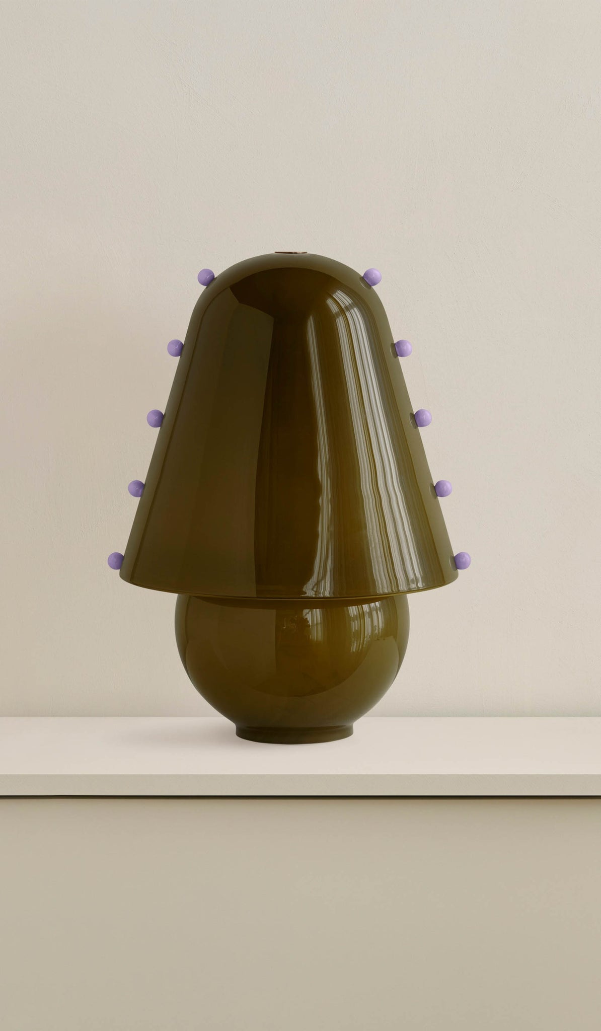 Enzo Contemporary Glass Table Lamp