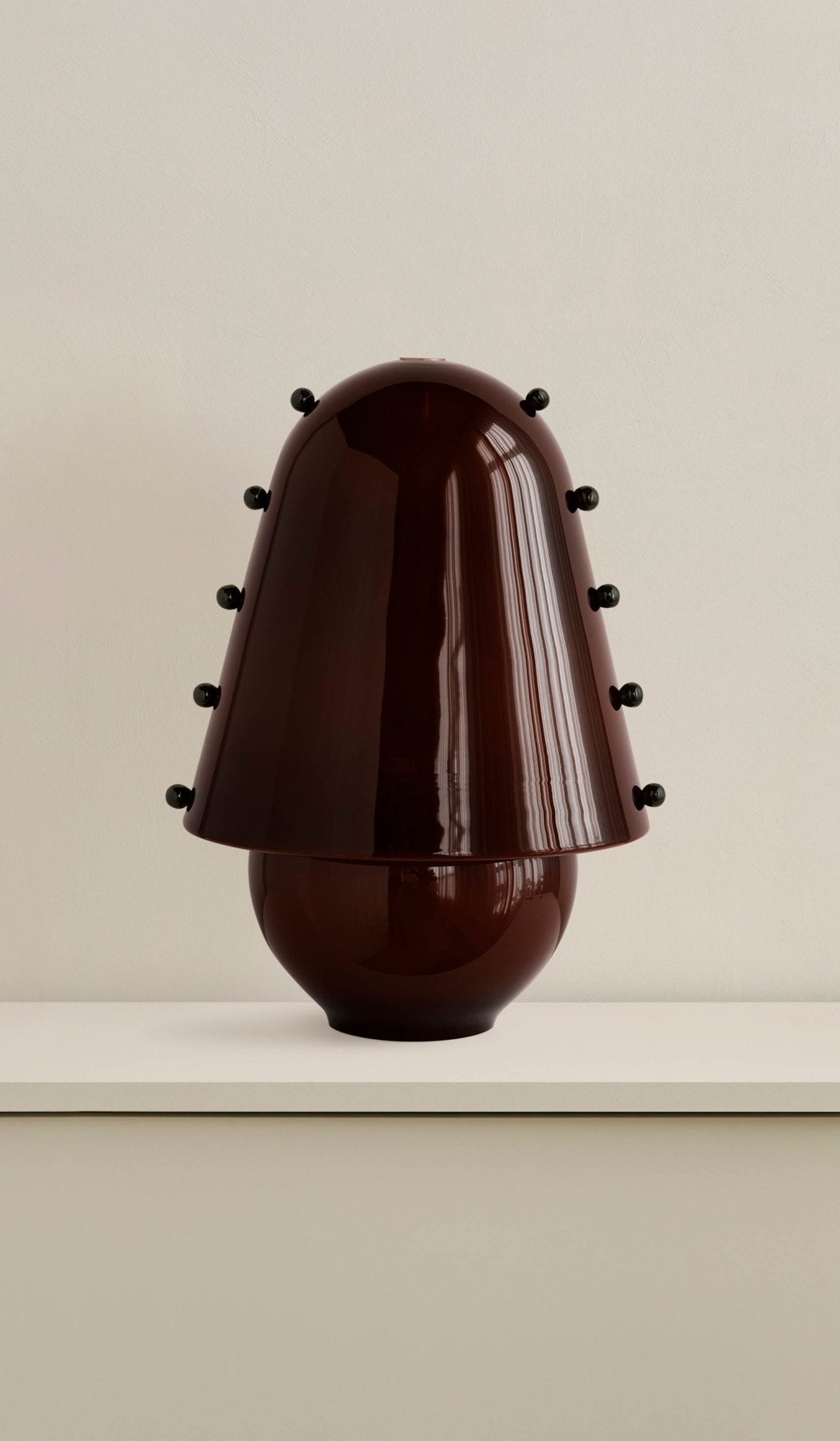 Enzo Contemporary Glass Table Lamp