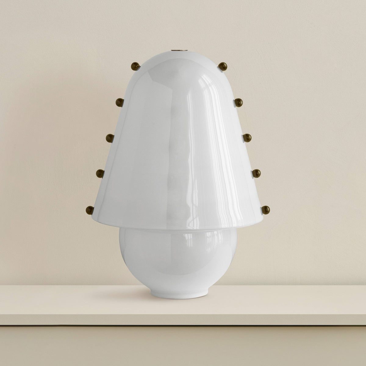 Enzo Contemporary Glass Table Lamp