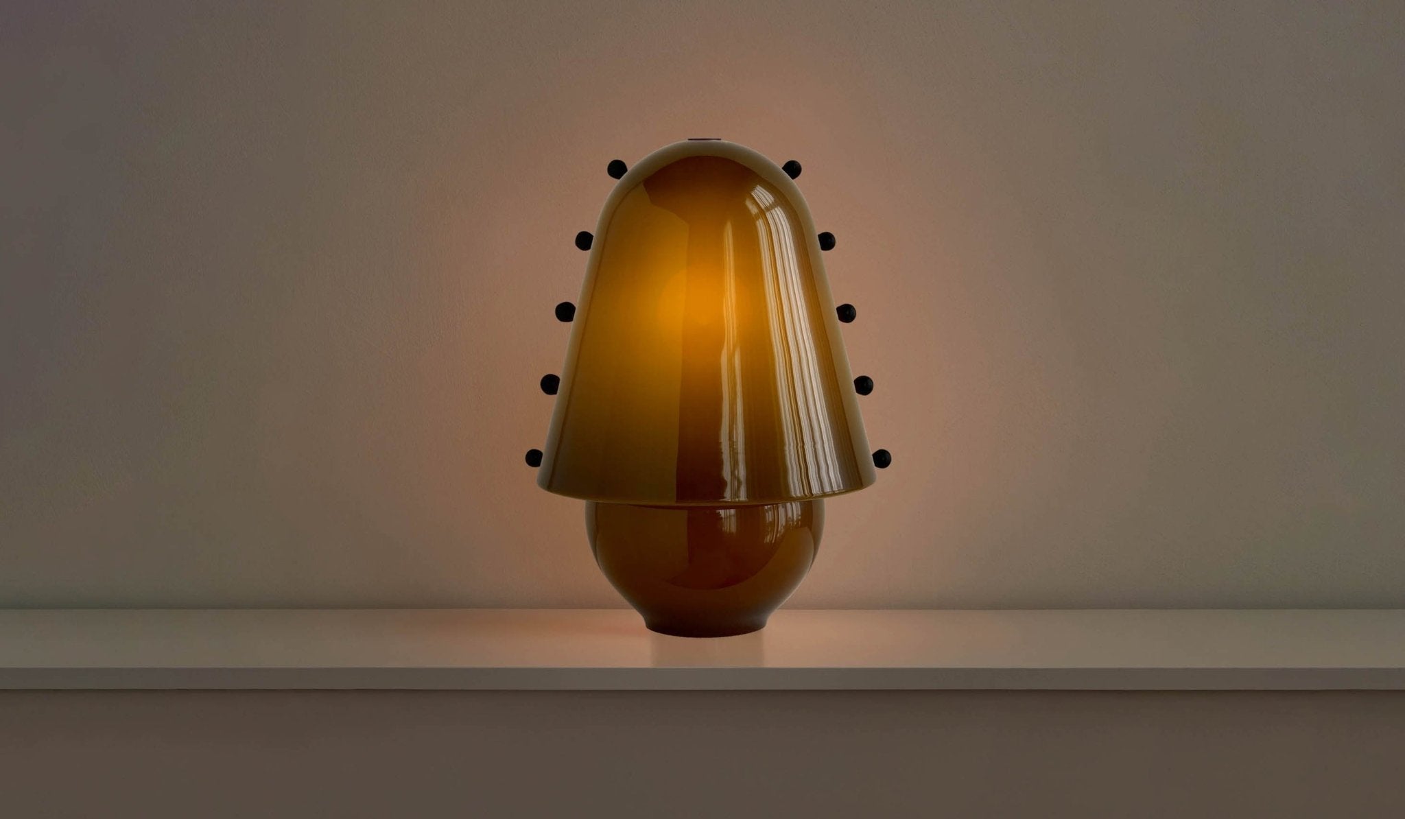 Enzo Contemporary Glass Table Lamp