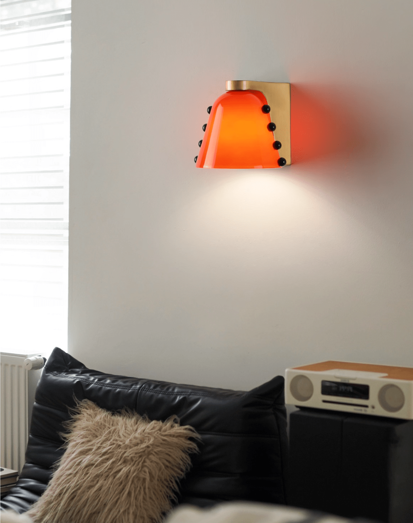 Mirawood Glass Indoor Wall Light