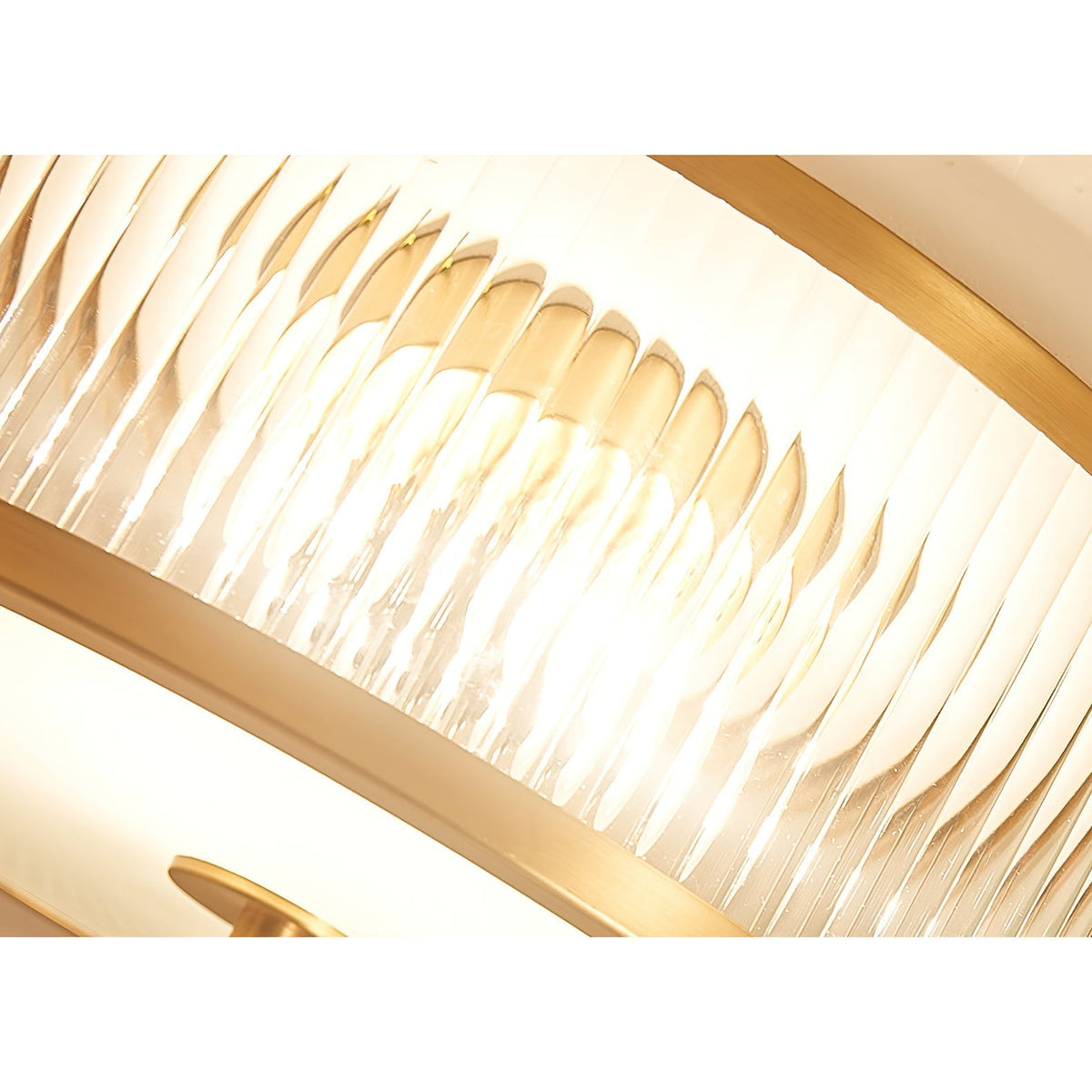 Veleriella Brass Glass CeIling Lamp