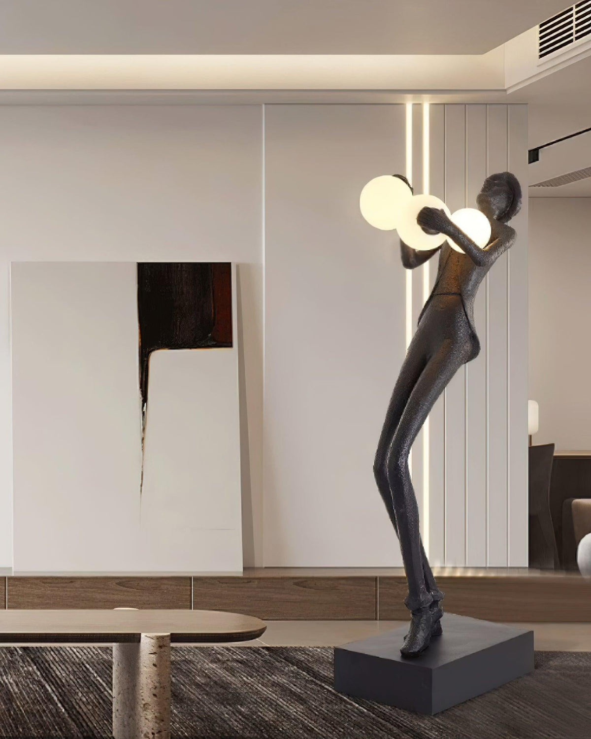 Evlirir Artistic Bronze Floor Lamp