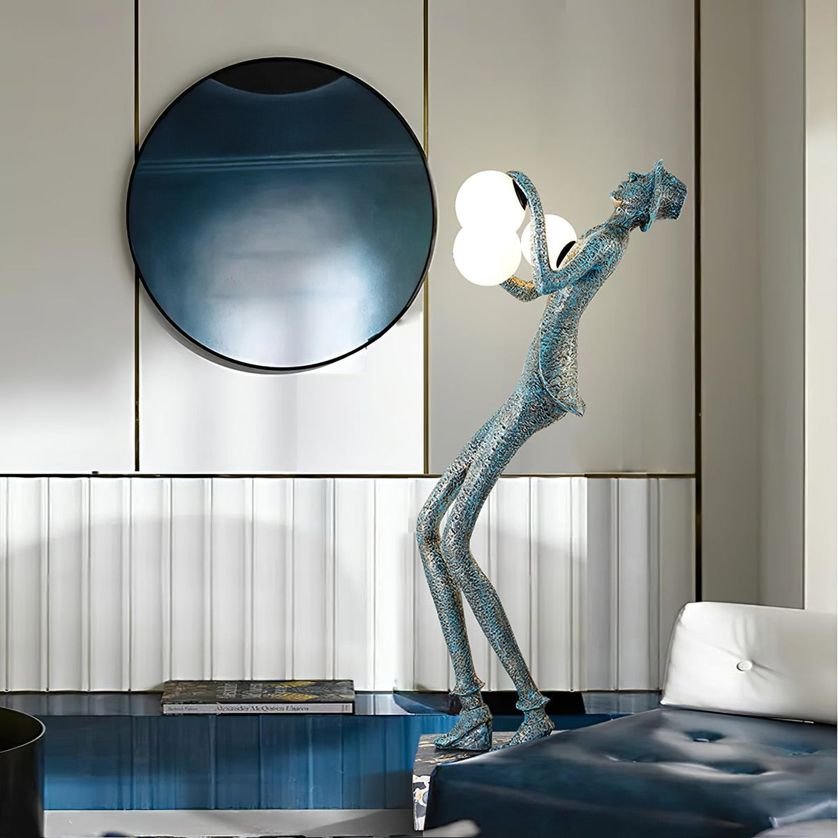 Evlirir Artistic Bronze Floor Lamp