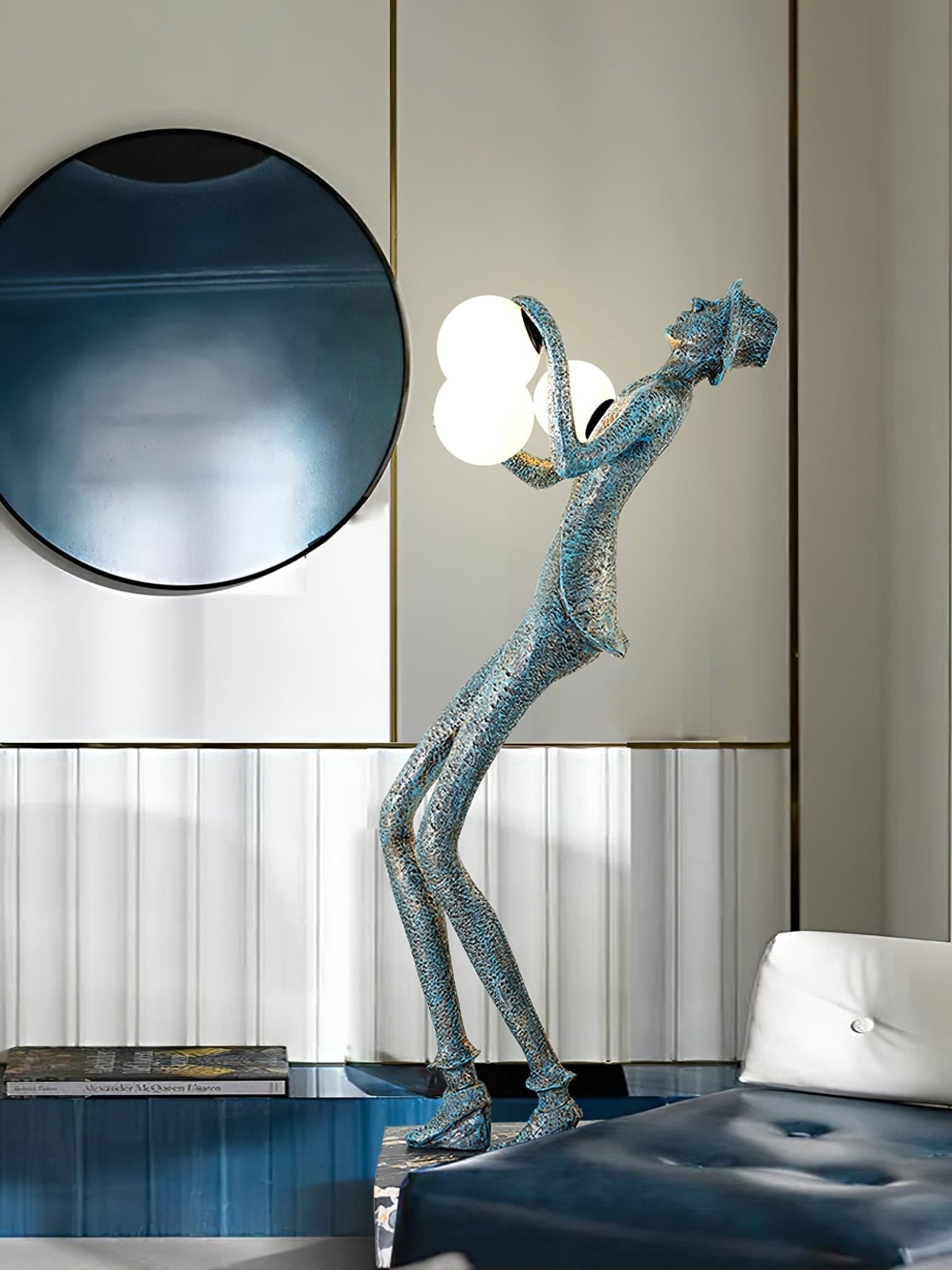 Evlirir Artistic Bronze Floor Lamp