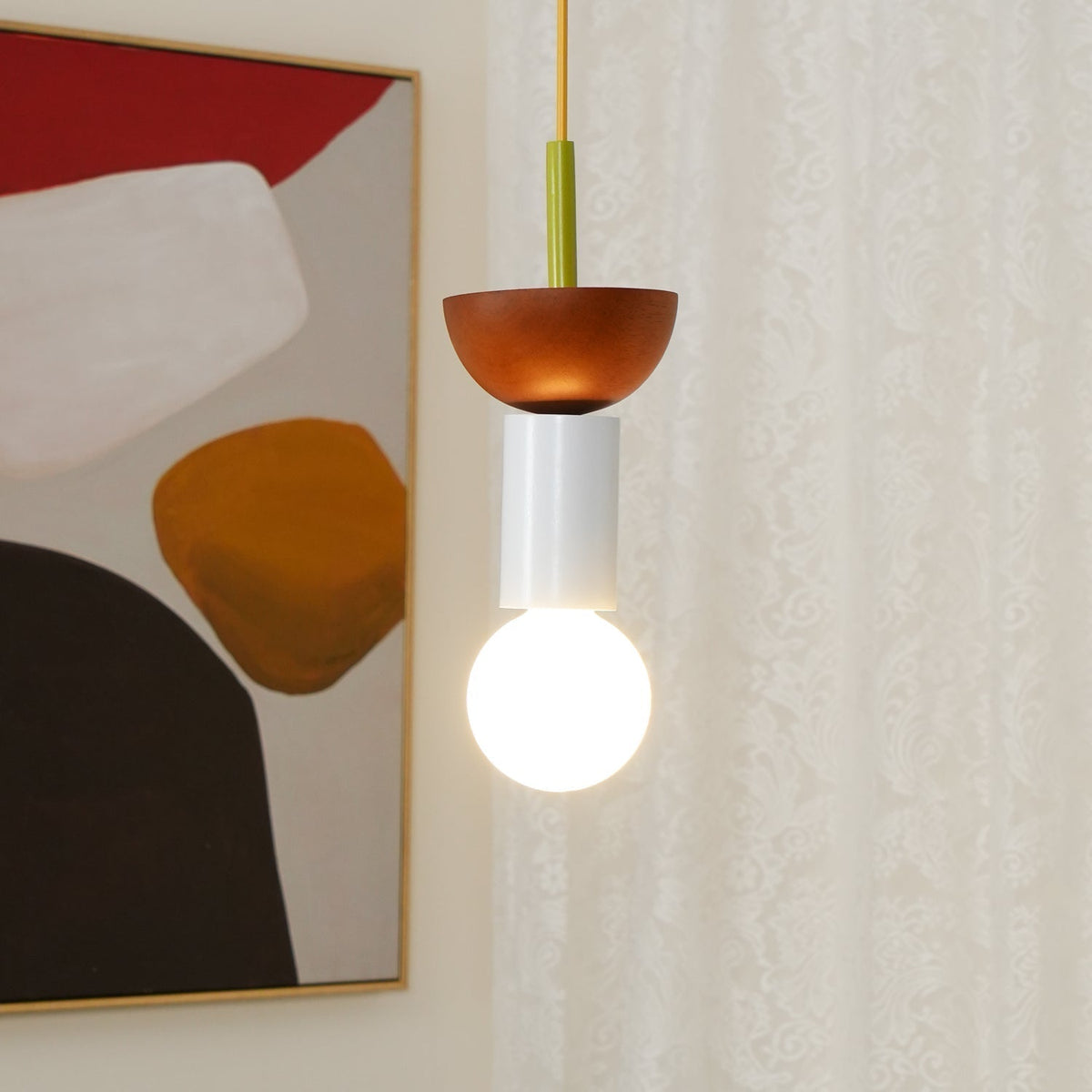 Gram Modern Wood Pendant Light