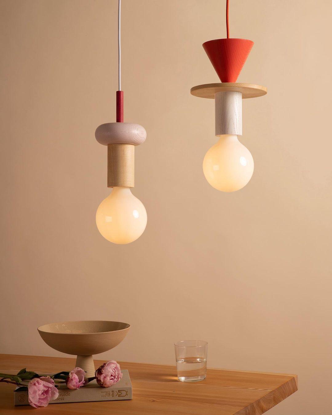 Gram Modern Wood Pendant Light