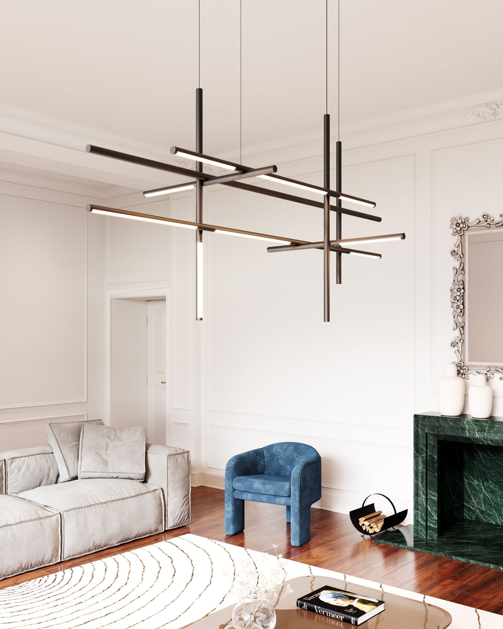 Geometric Minimalist Acrylic Pendant Light