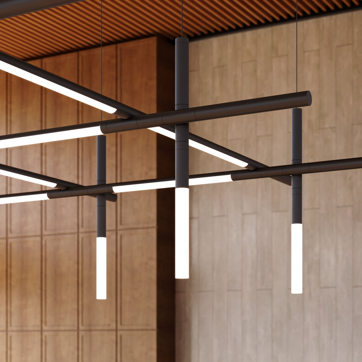 Geometric Minimalist Acrylic Pendant Light