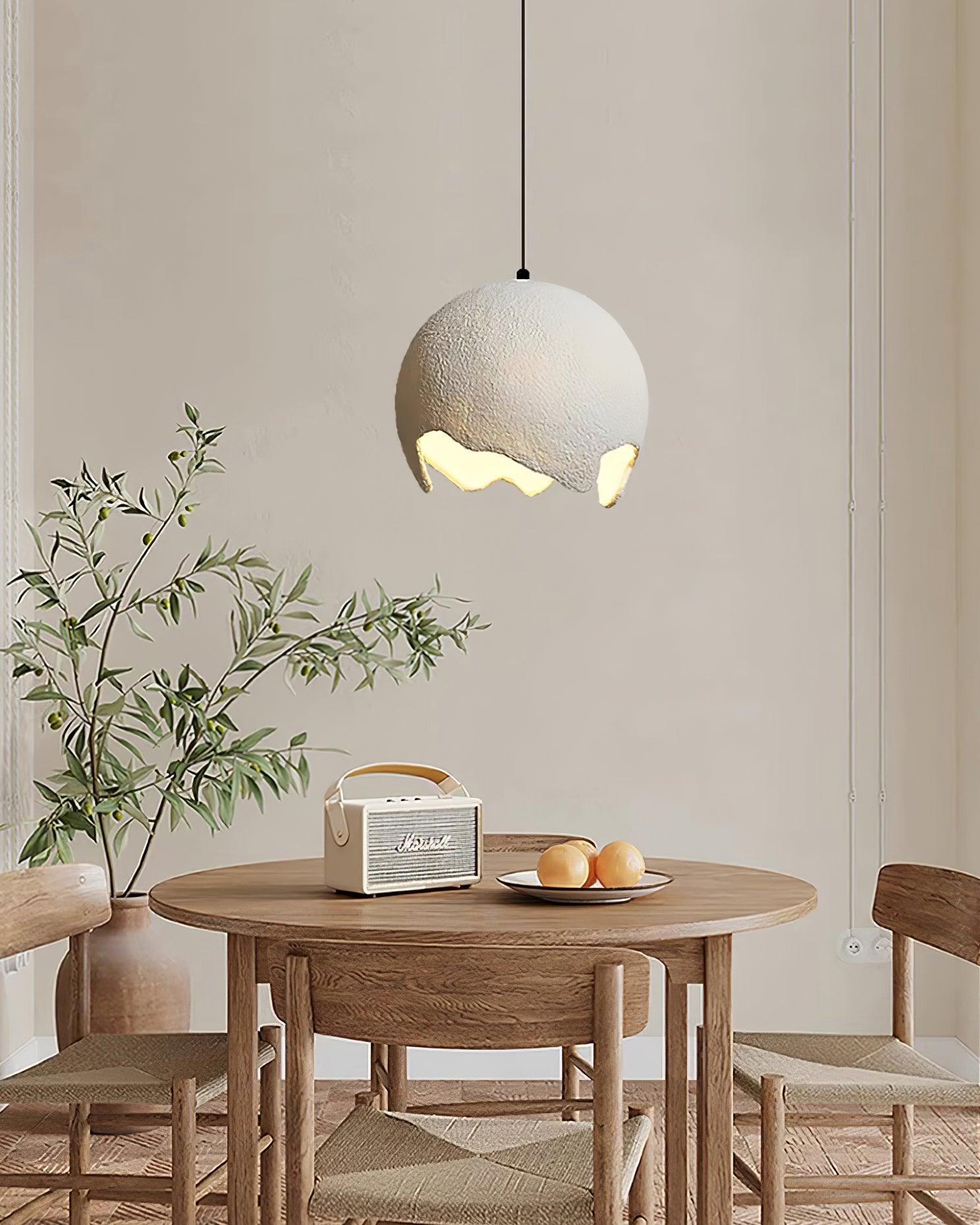Patrick Wabi-Sabi Resin Pendant Light