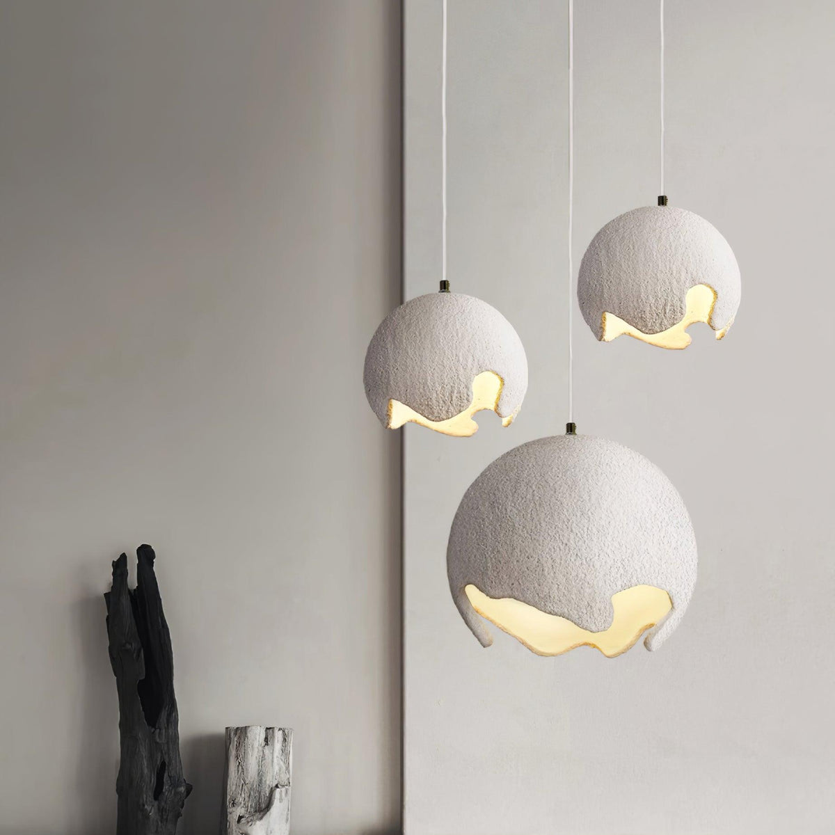 Patrick Wabi-Sabi Resin Pendant Light