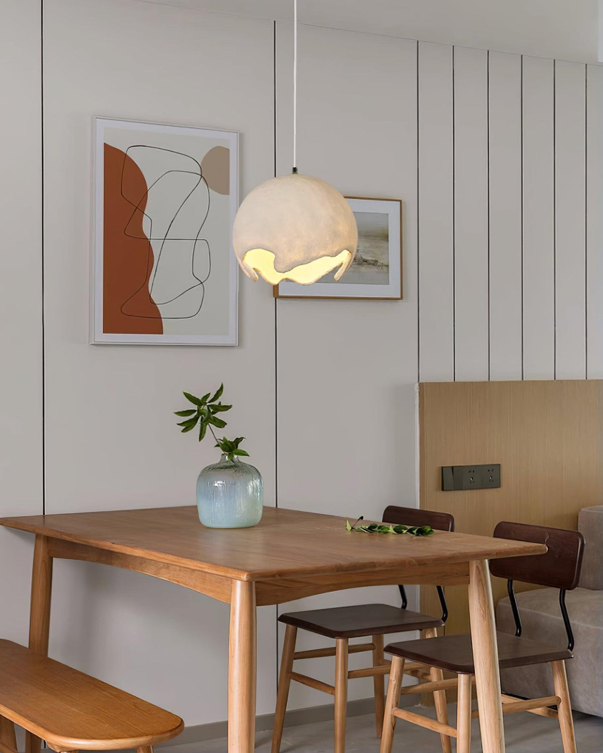 Patrick Wabi-Sabi Resin Pendant Light