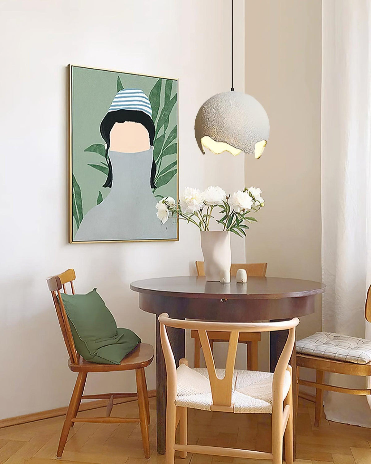 Patrick Wabi-Sabi Resin Pendant Light