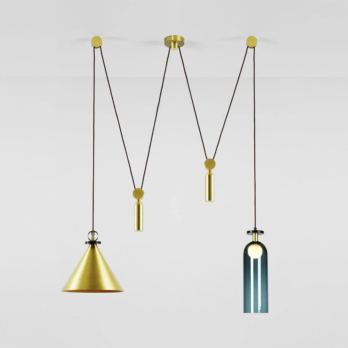 Covine Multi-Shape Adjustable Pendant Light - Neutral Decor
