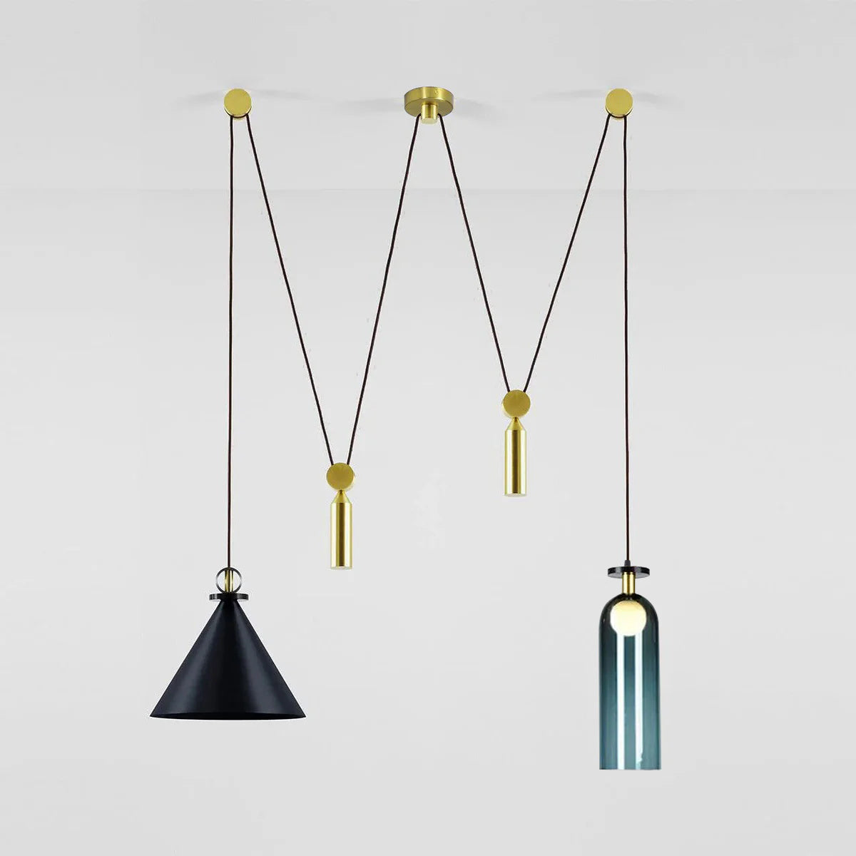 Covine Multi-Shape Adjustable Pendant Light - Neutral Decor