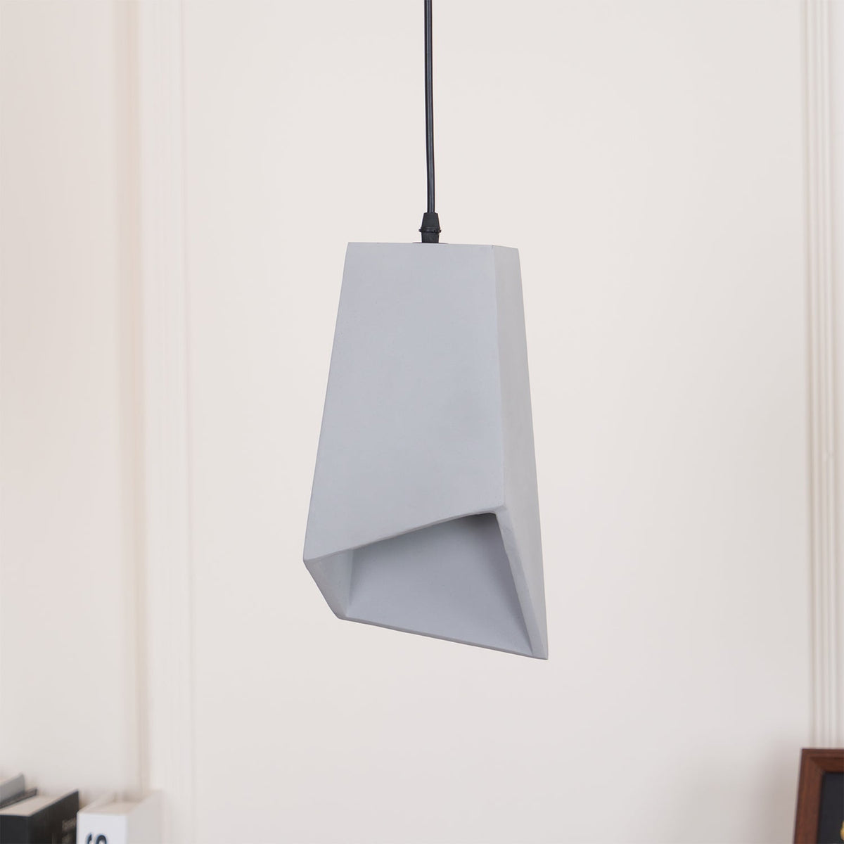 Geo Industrial Cement Pendant Light