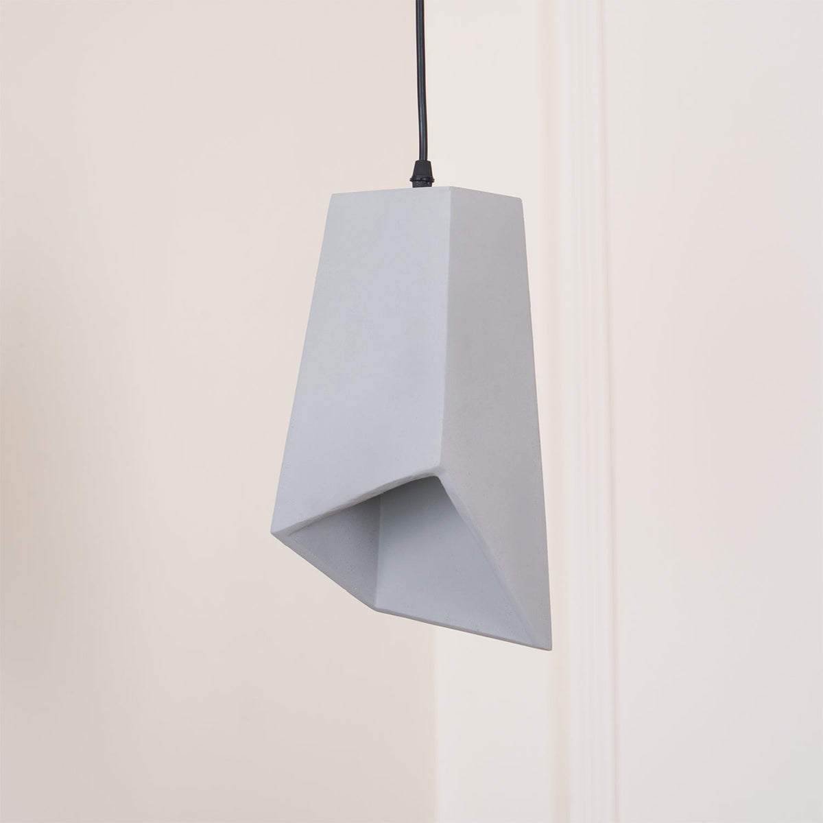 Geo Industrial Cement Pendant Light