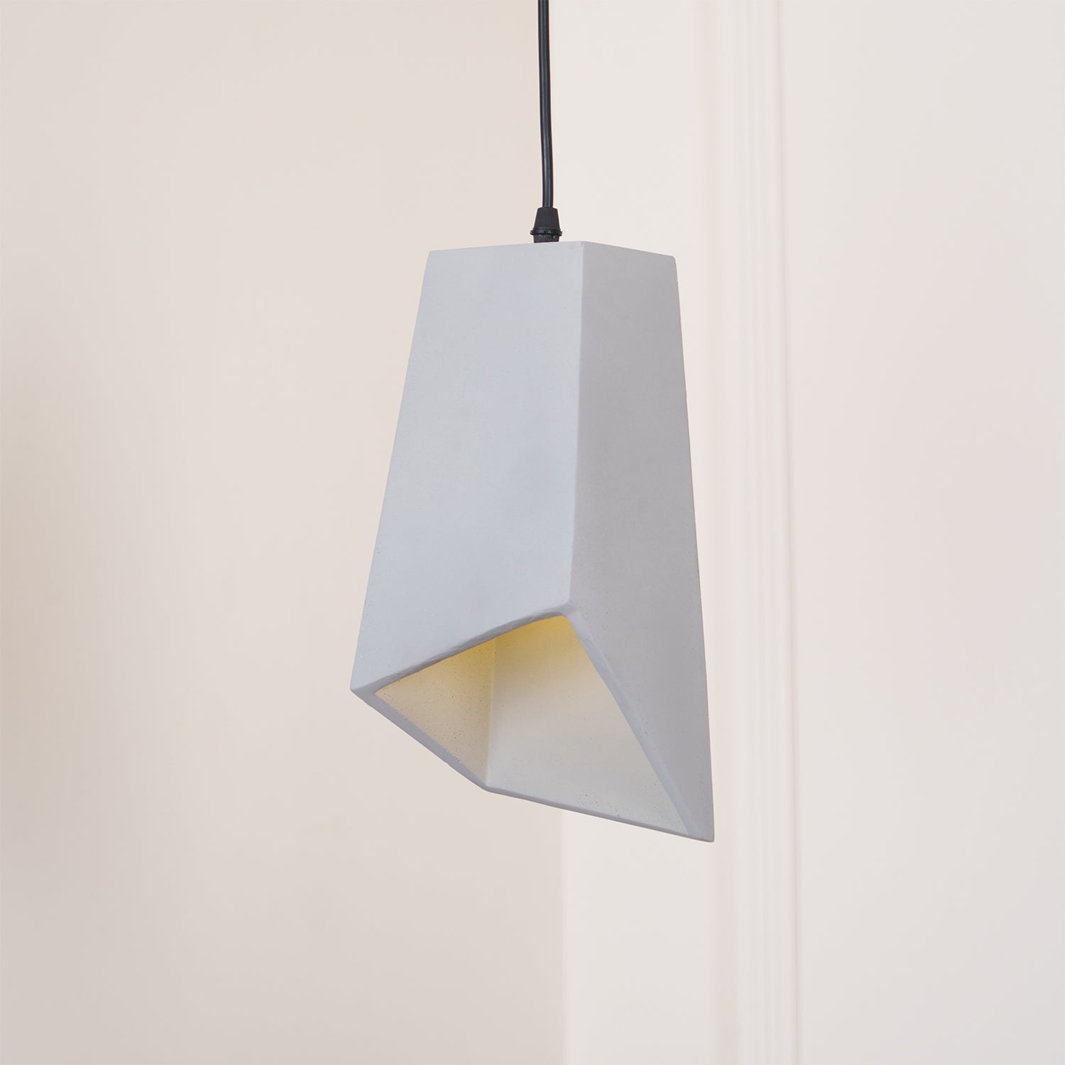 Geo Industrial Cement Pendant Light