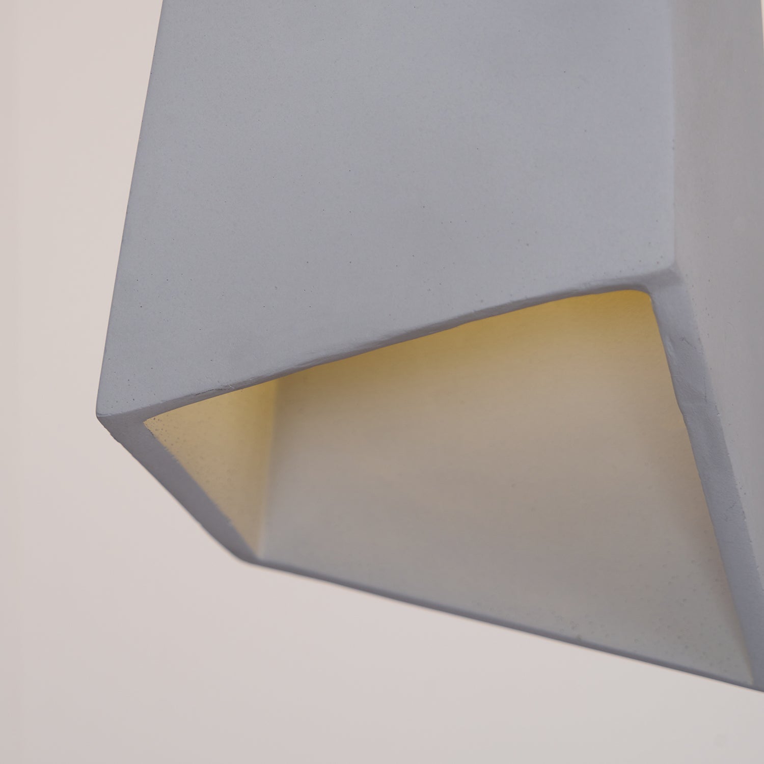 Geo Industrial Cement Pendant Light