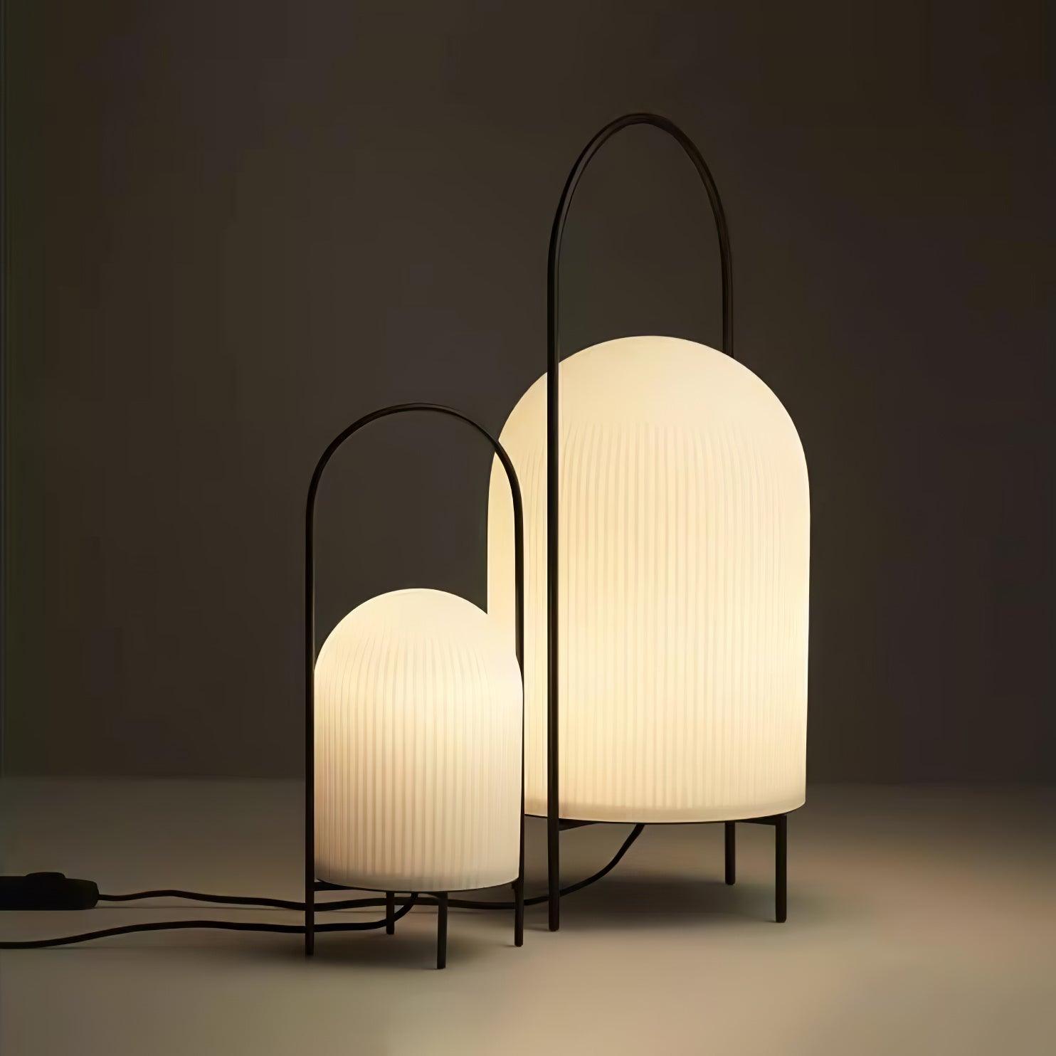 Firaie Glass Minimalist Table Lamp