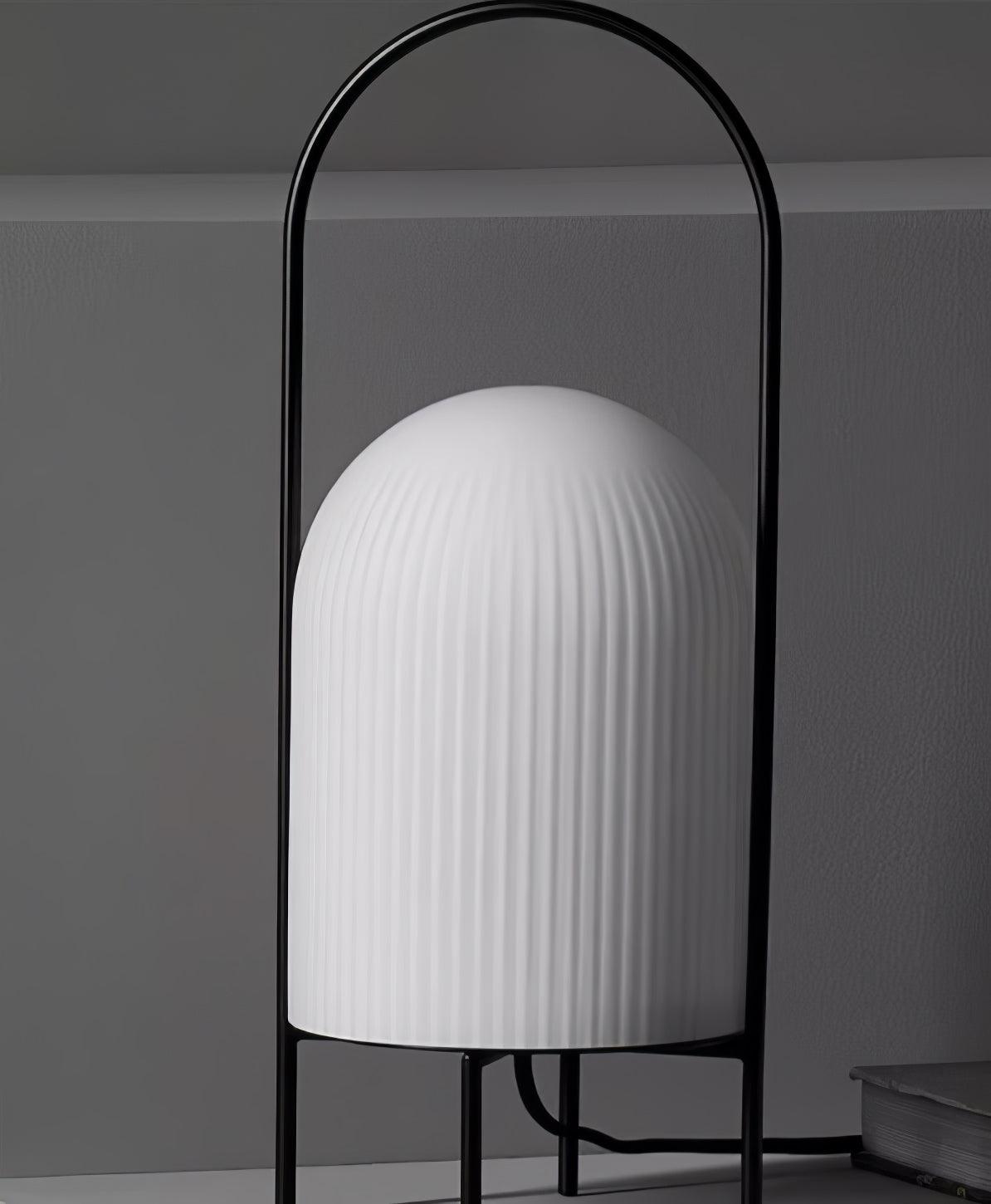 Firaie Glass Minimalist Table Lamp
