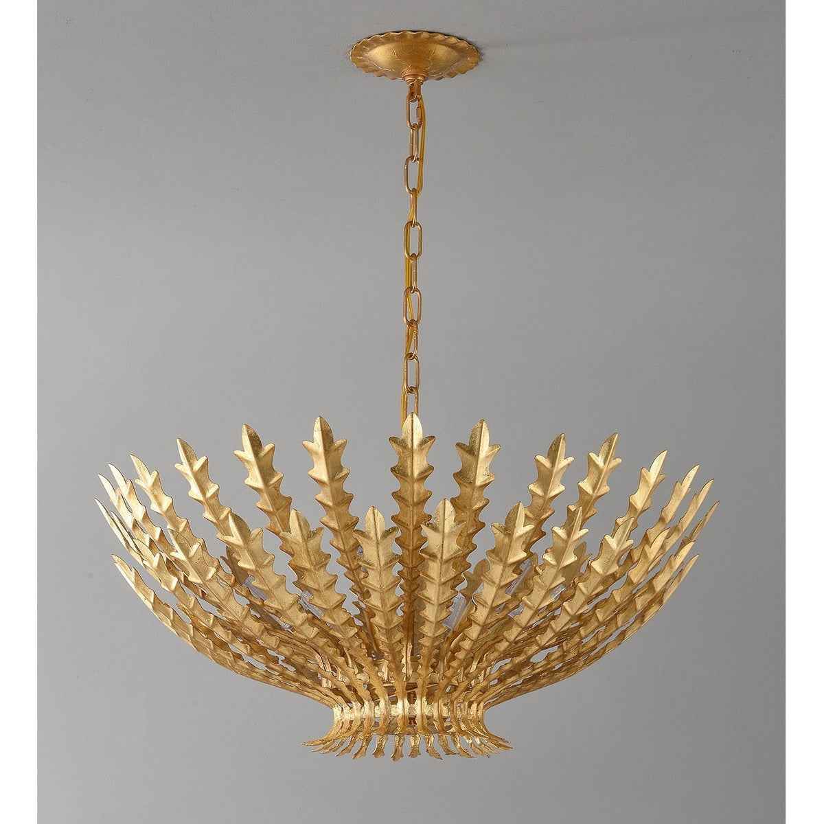 Lumuira Luxurious Gilded Acanthus Chandelier
