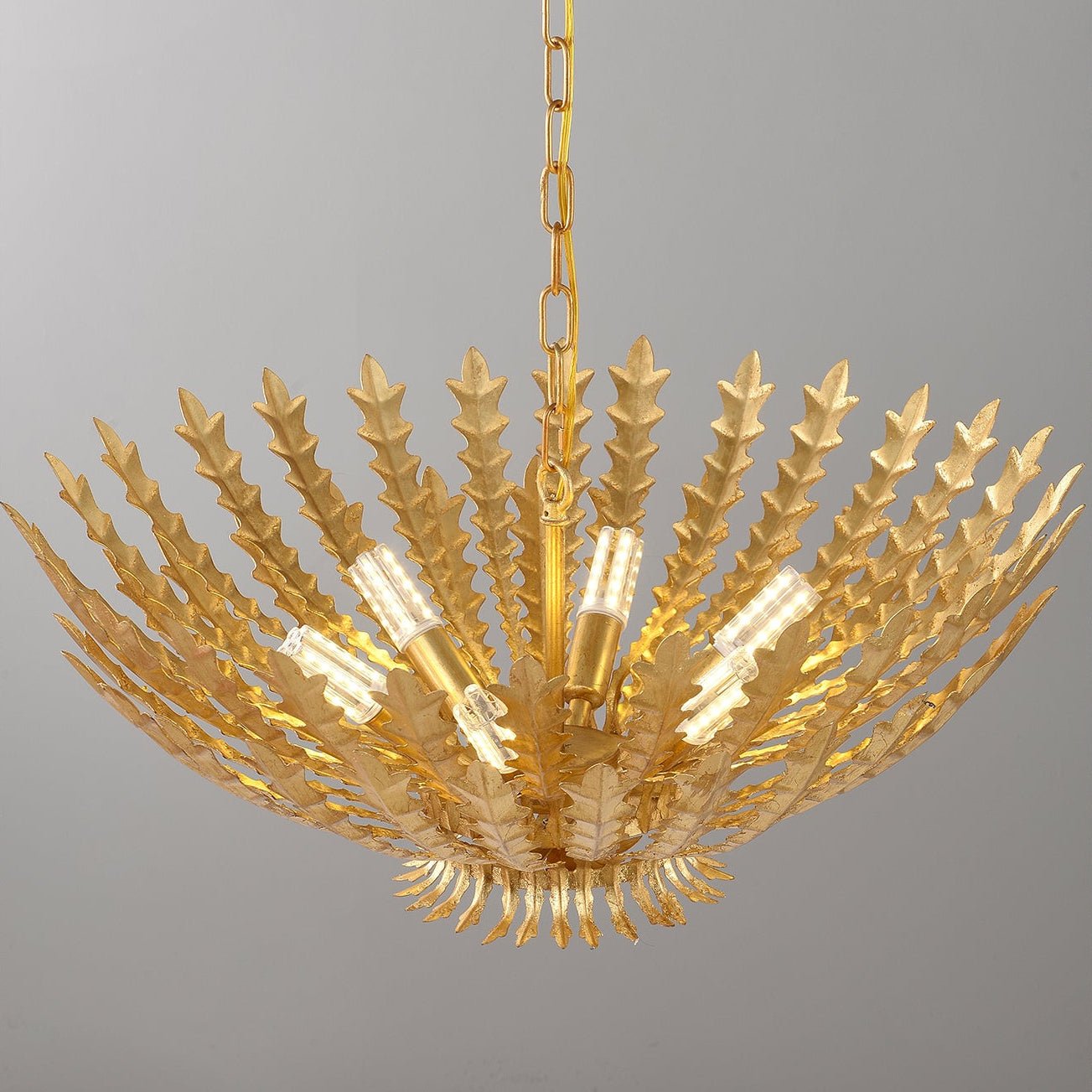 Lumuira Luxurious Gilded Acanthus Chandelier
