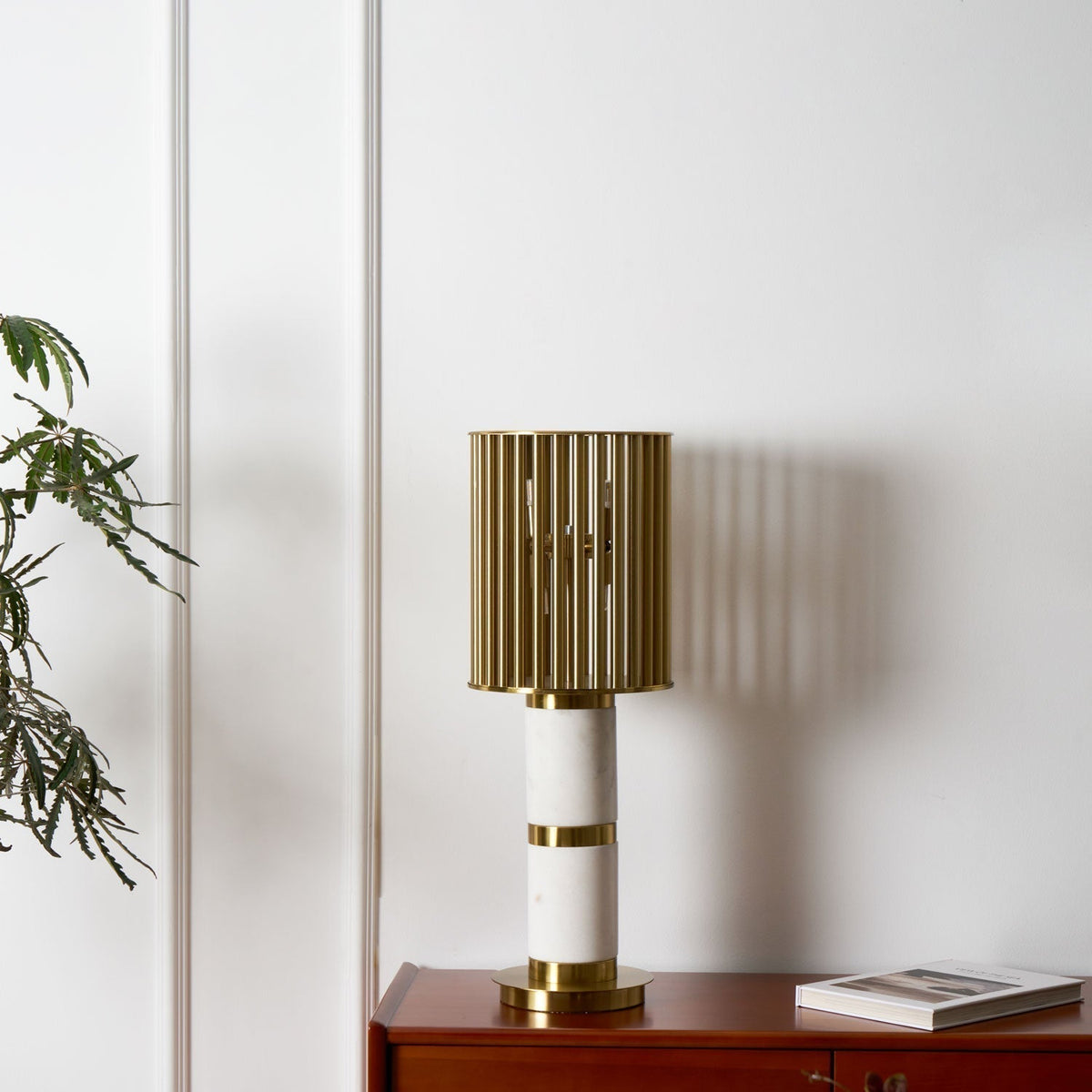 Elios Gilded Cage Table Lamp