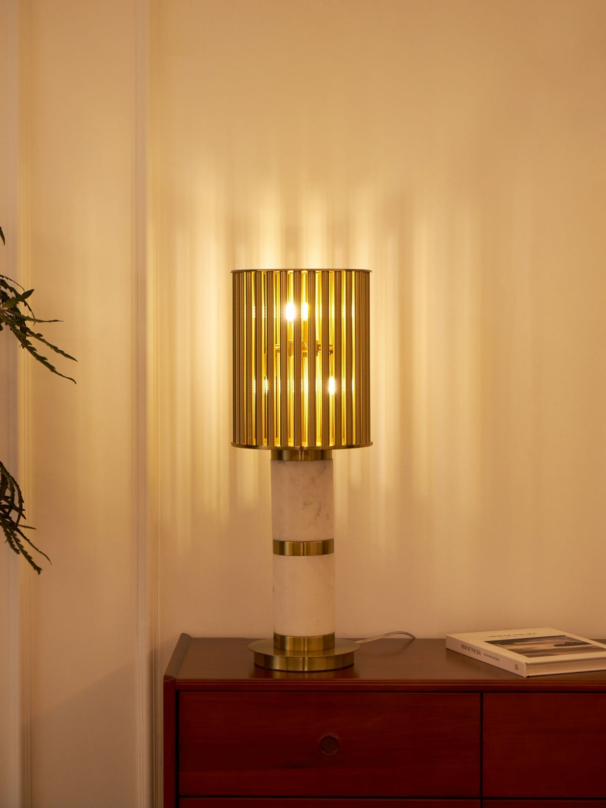 Elios Gilded Cage Table Lamp