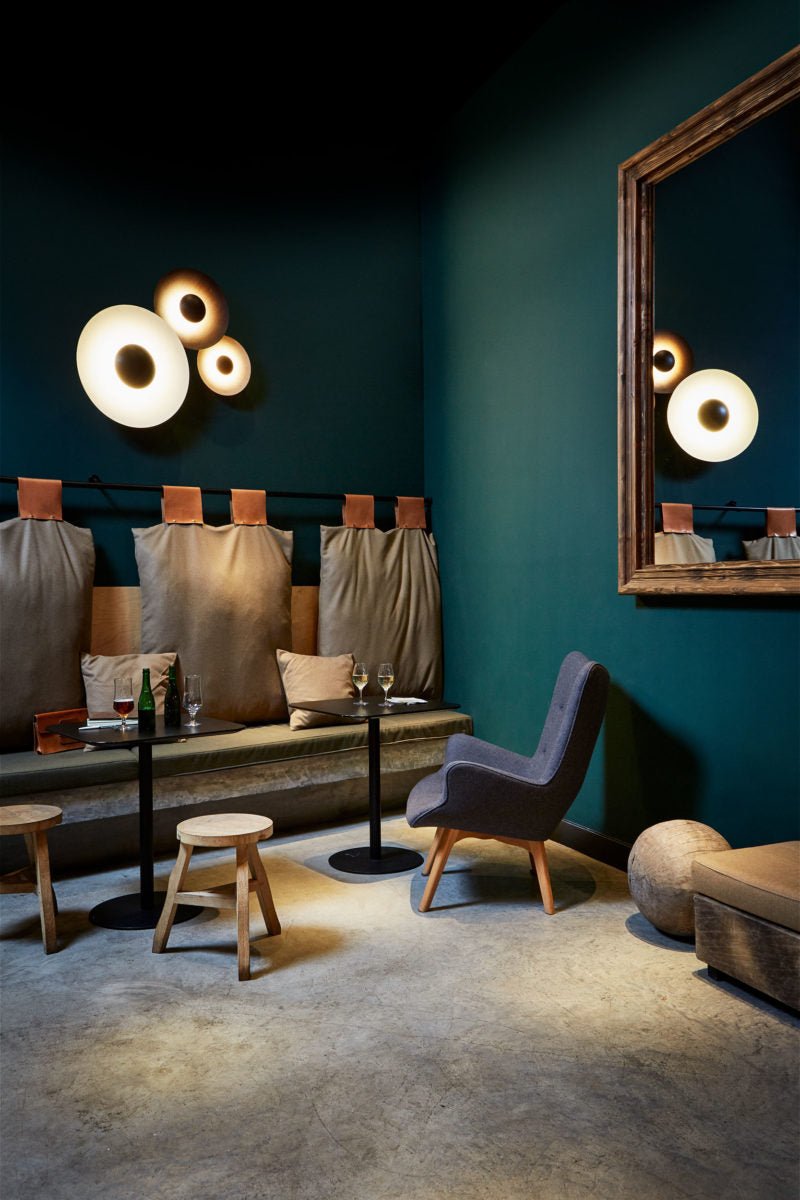 Ginger Modern Minimalist Round Wall Lamp