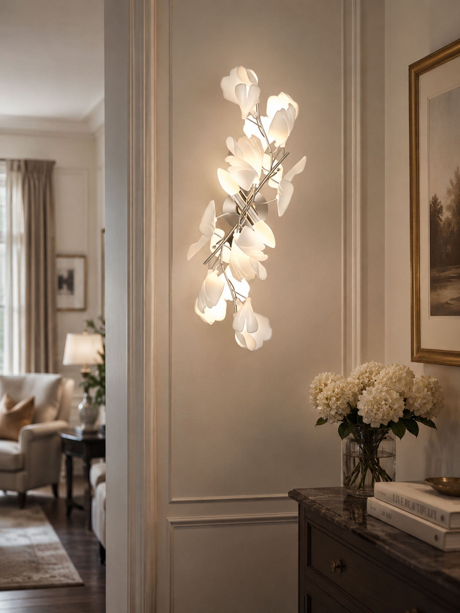 Ardenstone Gingko Flowers Indoor Wall Light