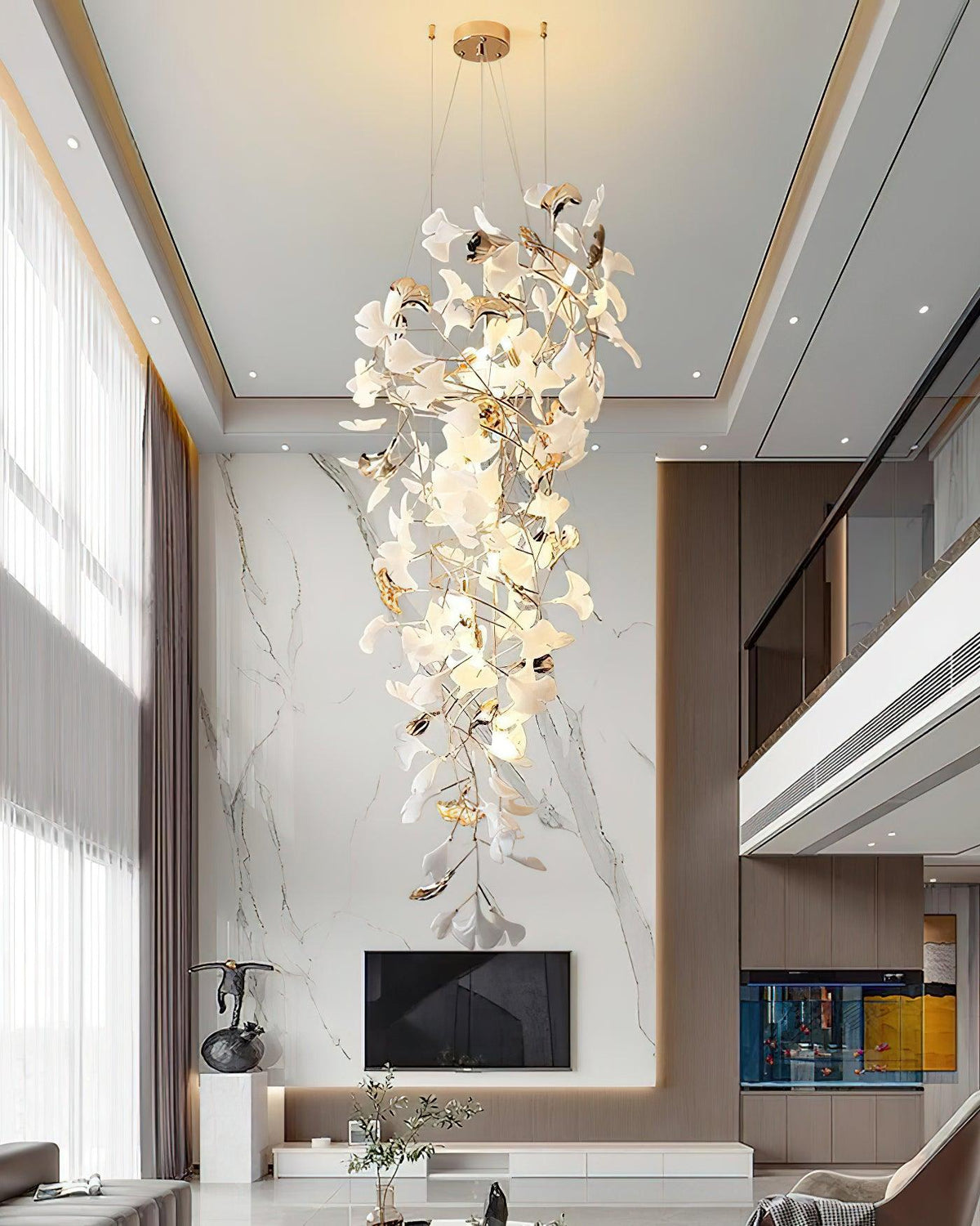 Claire Luxury Gingko Chandelier