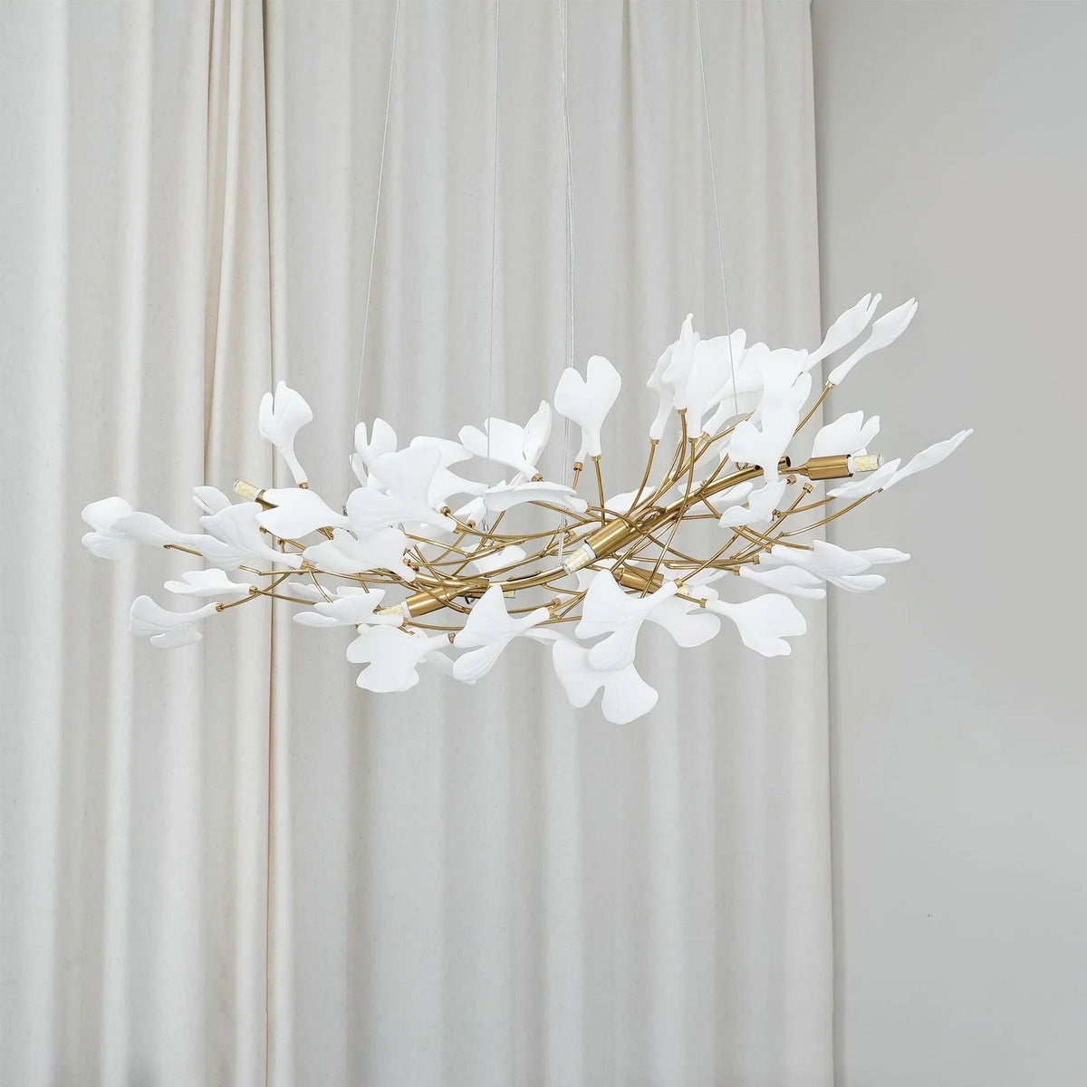 Olivia Luxury Chandelier Ceramics Living Room U Arc Shape