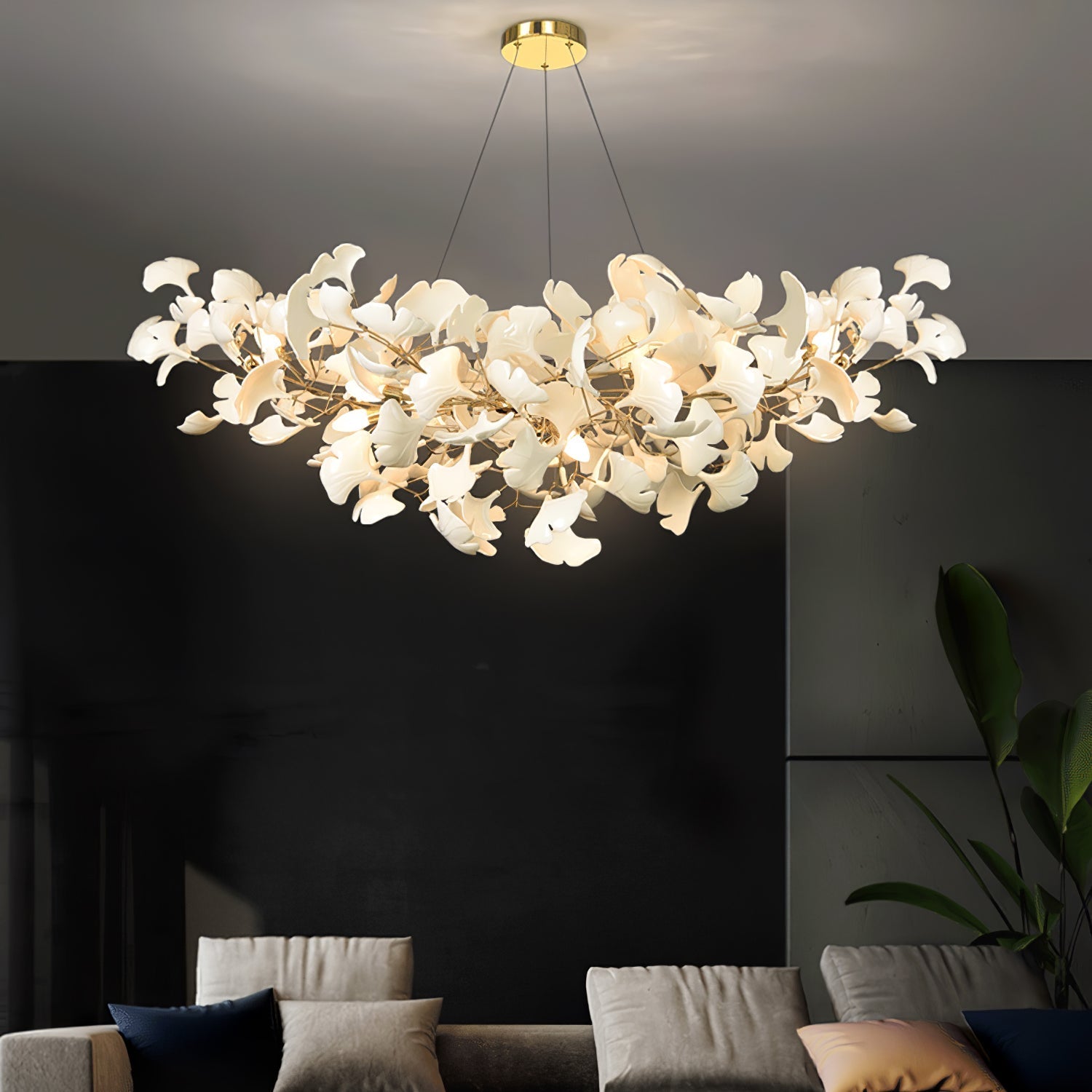 Fioraford Bloom Gingko Chandelier
