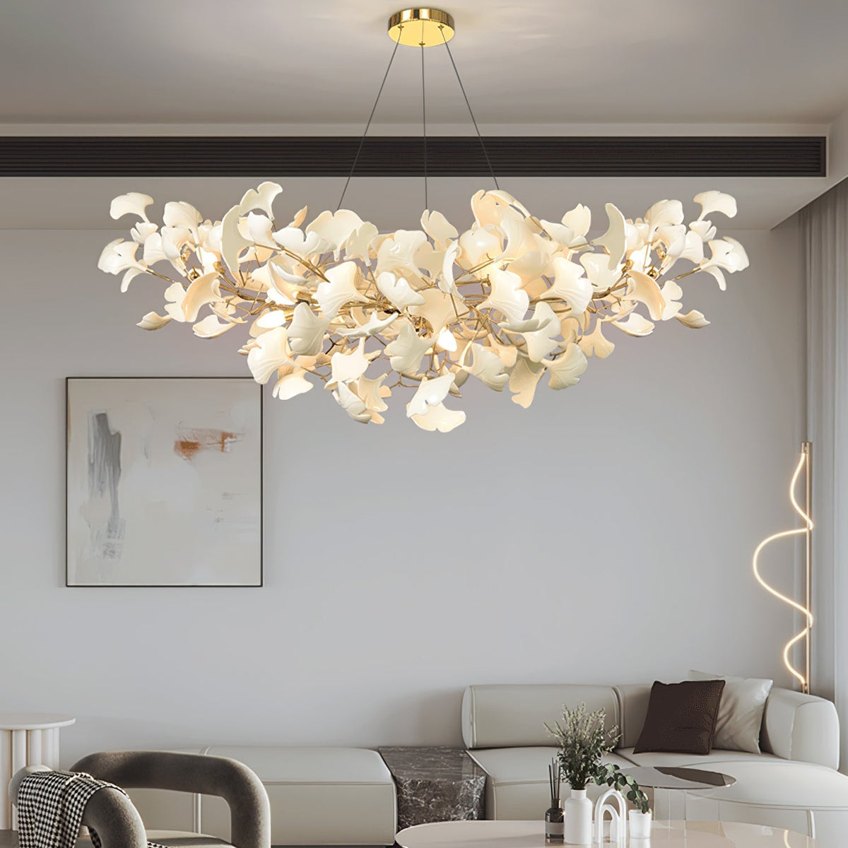 Fioraford Bloom Gingko Chandelier