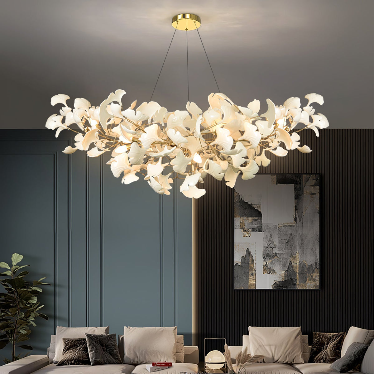 Fioraford Bloom Gingko Chandelier
